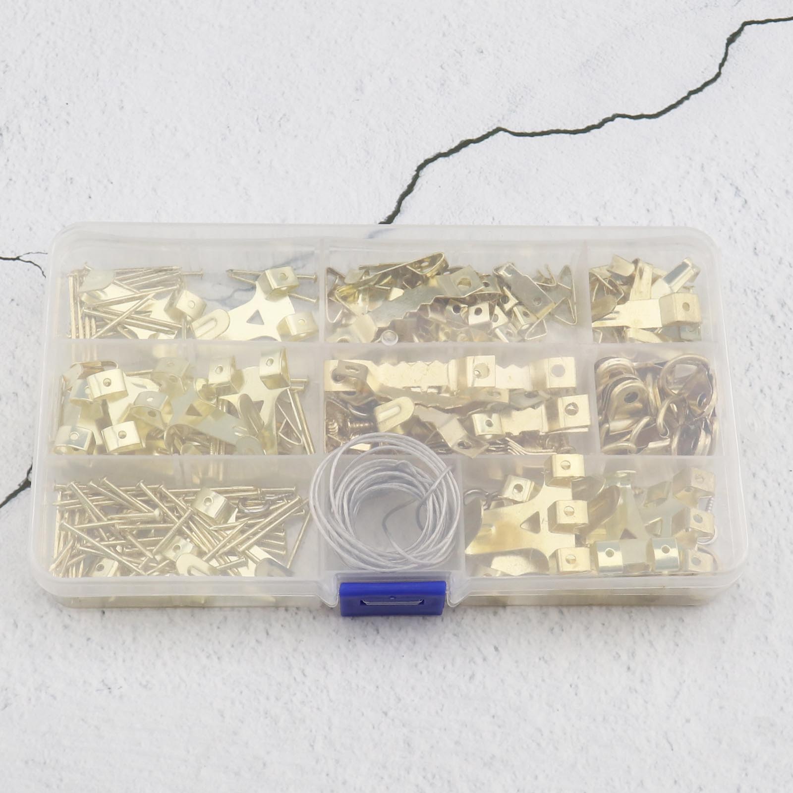 280Pcs Picture Hanging Photo Picture Frame Hooks Wire Kit with Box eBay