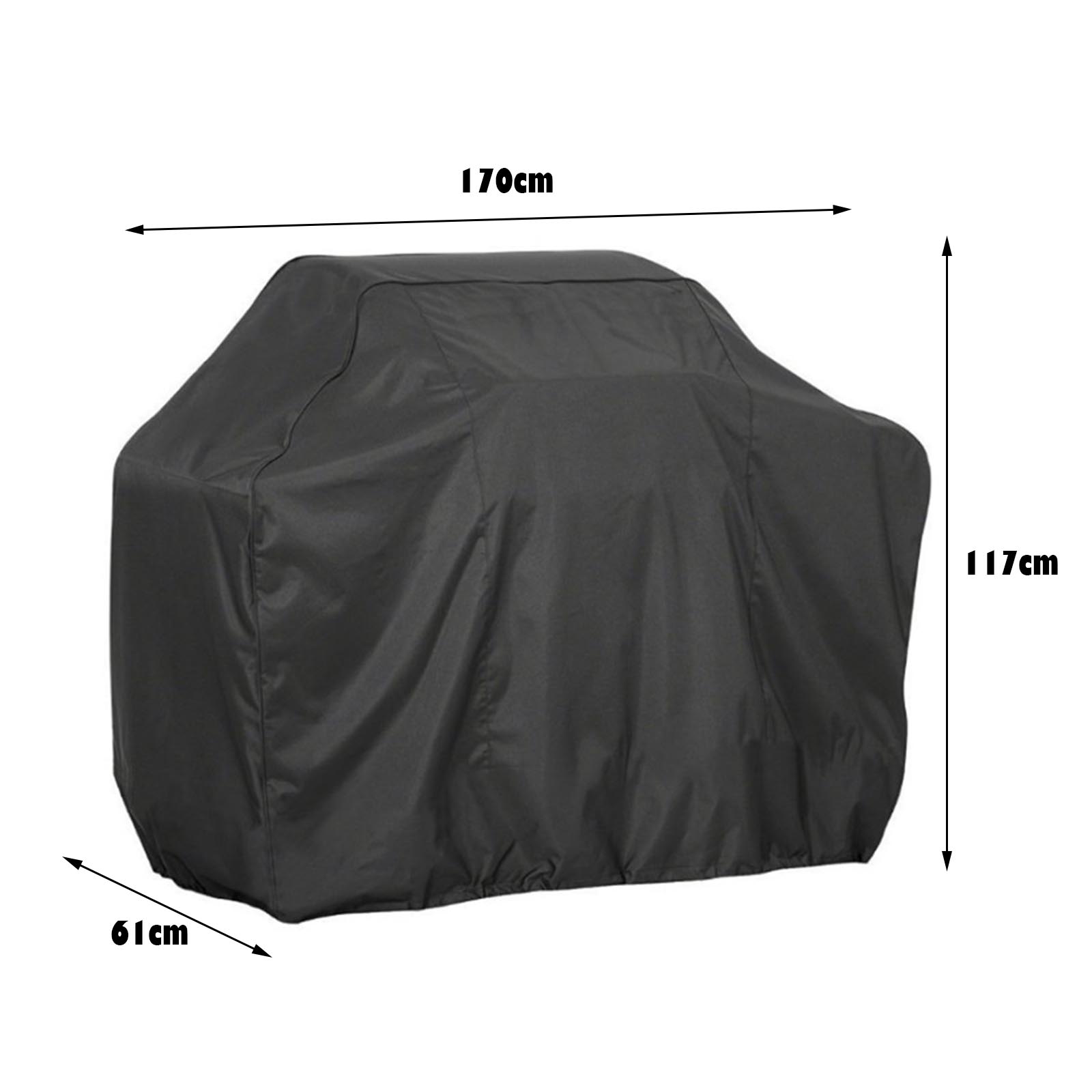 BBQ Abdeckhaube Grillabdeckung Wasserdicht Schutzhuelle Zylindrisch 71x73cm