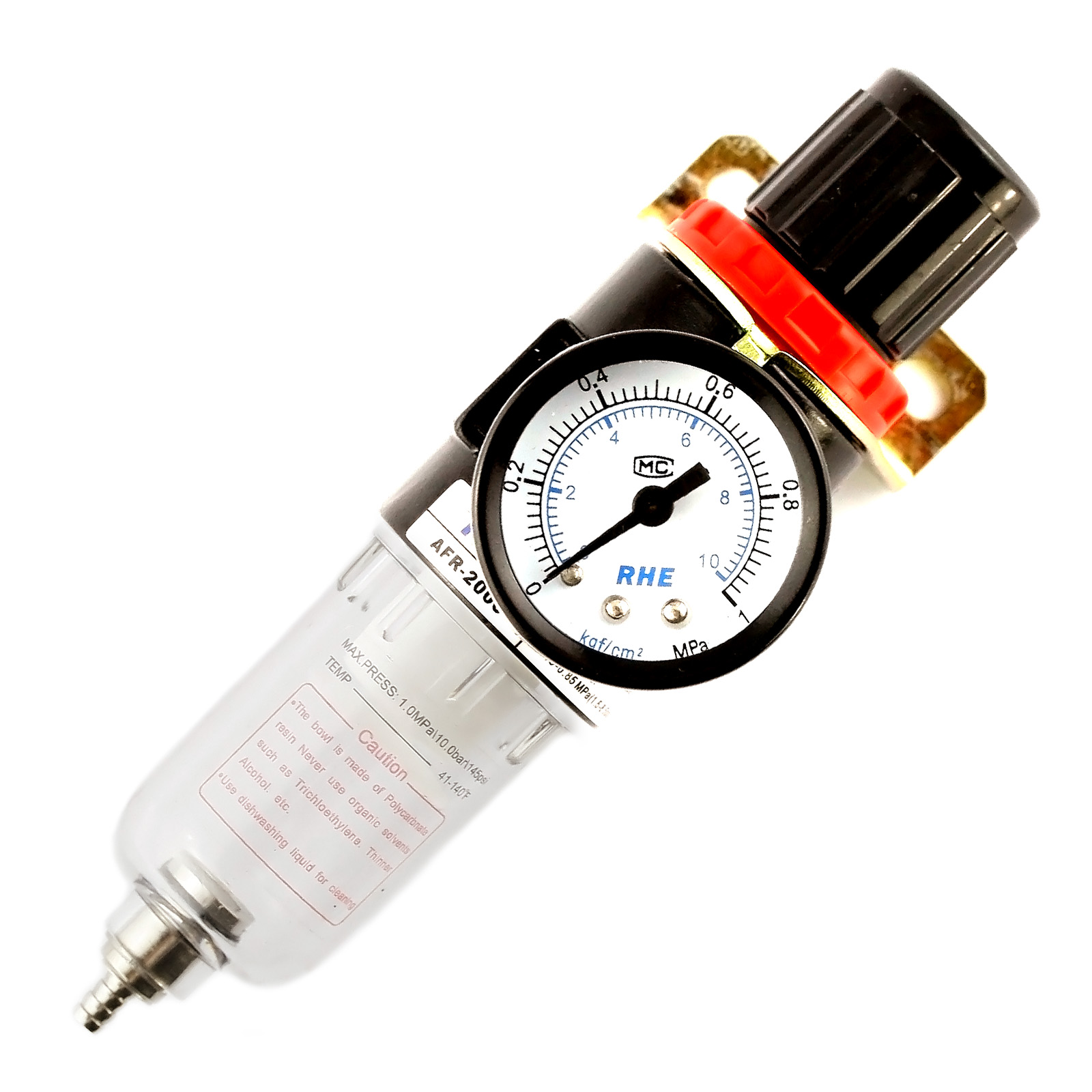 Practicably Air Filter Pressure Regulator Compressor Moisture Trap With