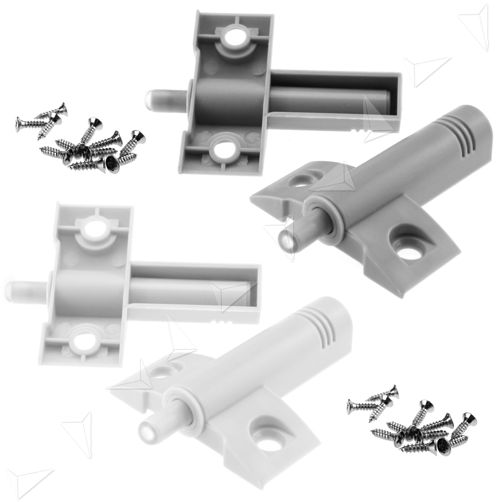 25x Schranktür Anschlagdämpfer Dämpfer Türdämpfer Grau/weiß | eBay