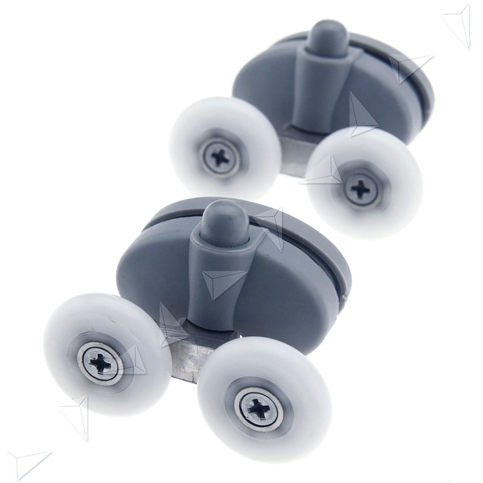 4pcs 23mm Double Top Bottom Shower Door Rollers Wheels Runners Kit 762876537706 eBay