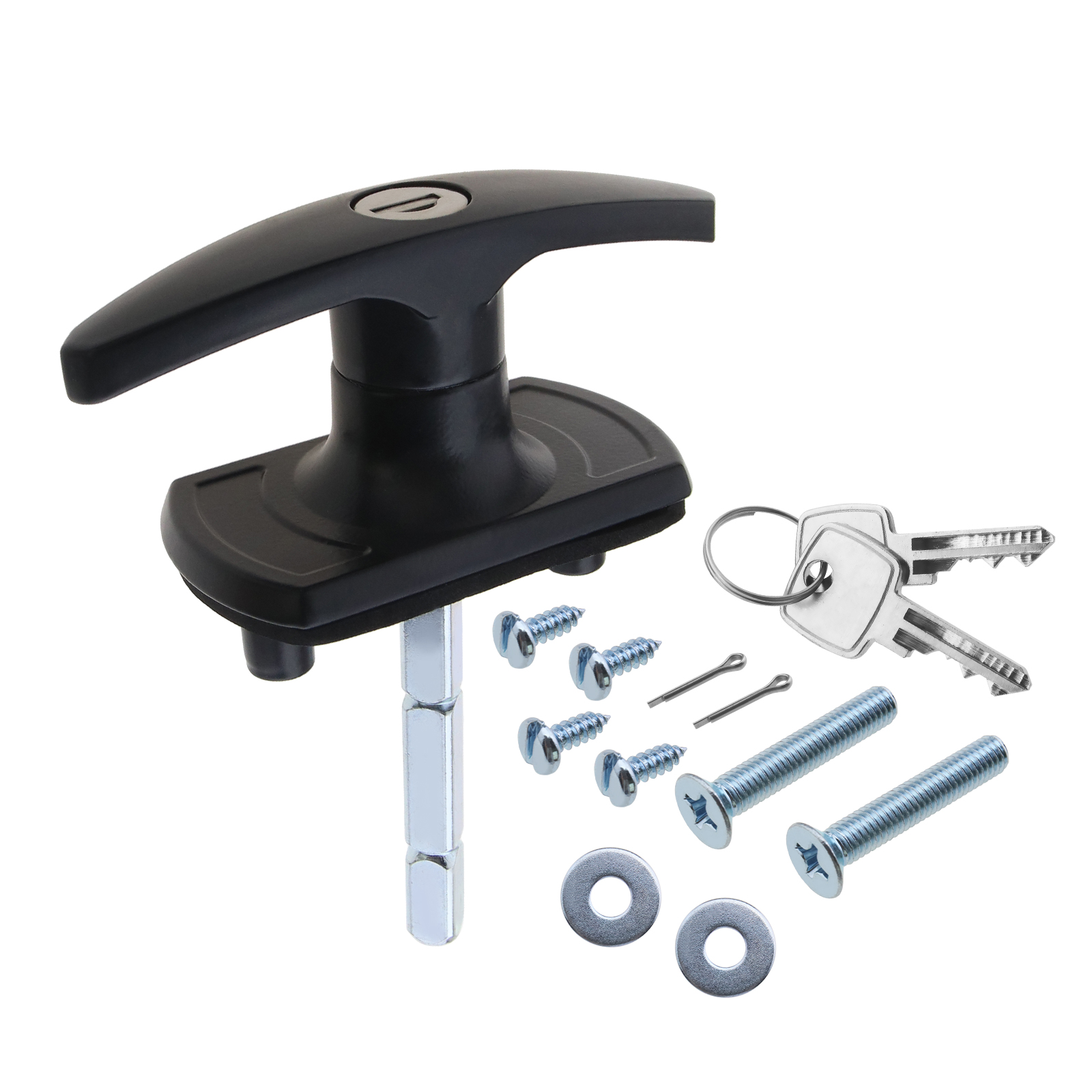 Garagentorschloß Türschloss T Griff Schlüssel Garagentorgriff Torgriff