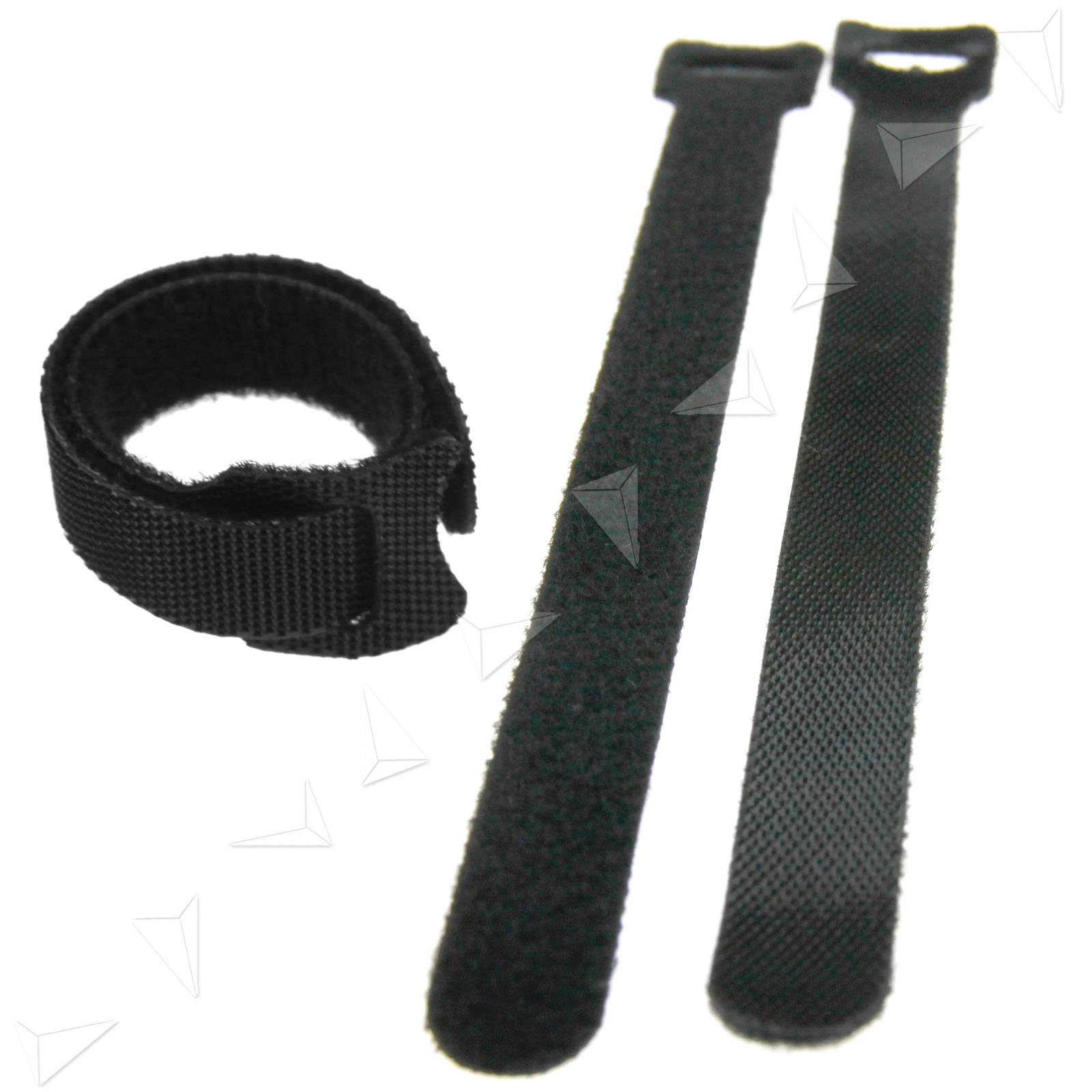 100PCS Adjustable Cable Tidy Strap Ties Reusable Tidy Wrap Hook & Loop