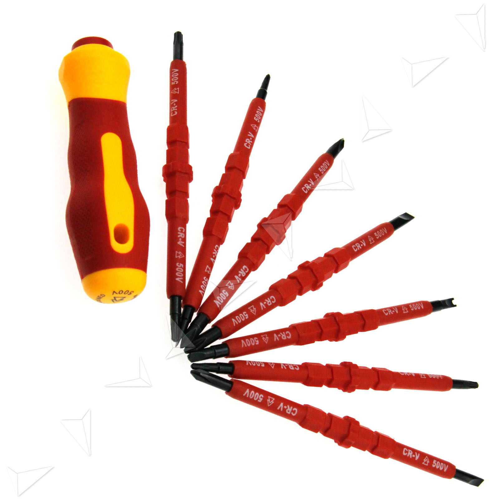 7Pcs Electrician's Insulated Electrical Single Head Hand Screwdriver