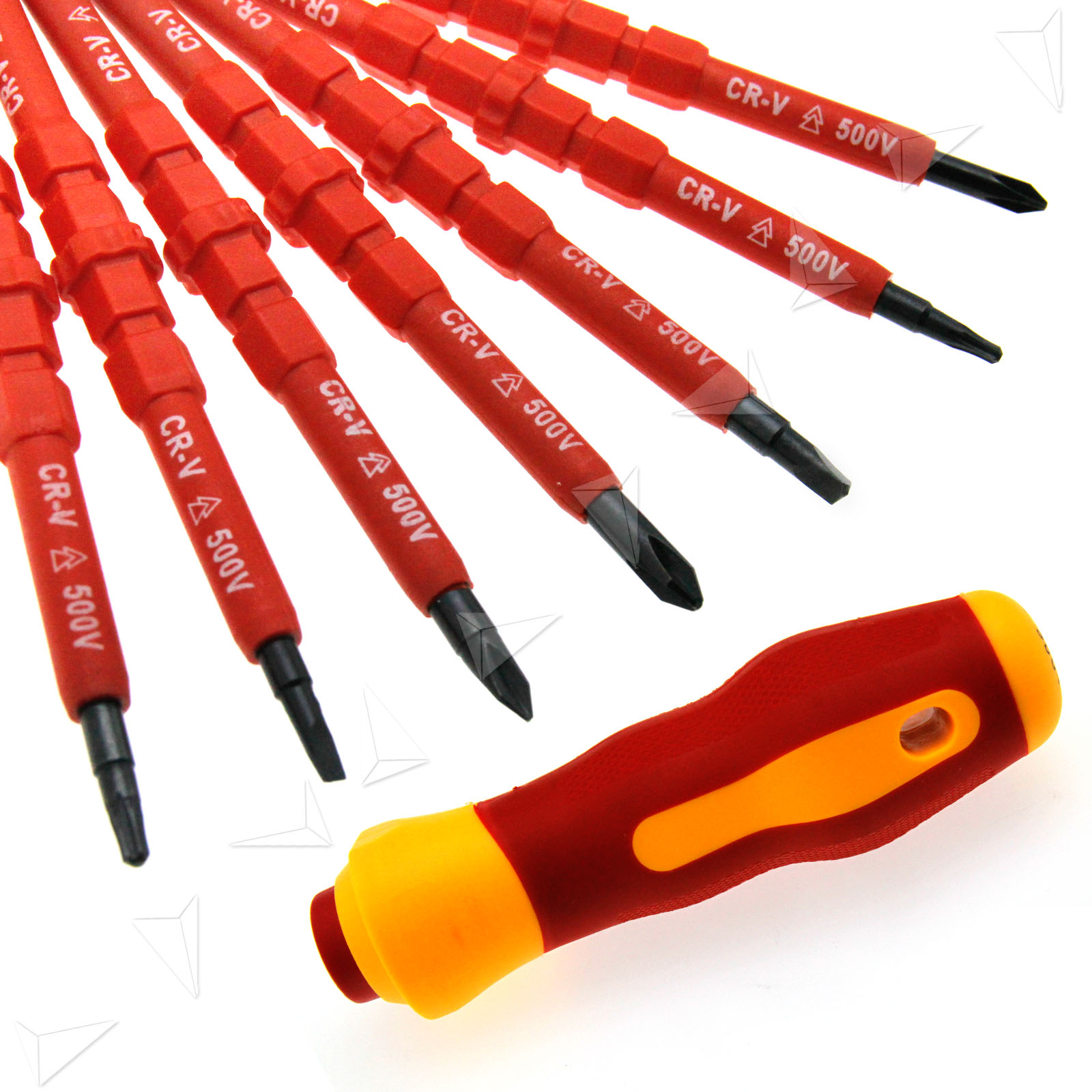 7Pcs Electrician's Insulated Electrical Single Head Hand Screwdriver