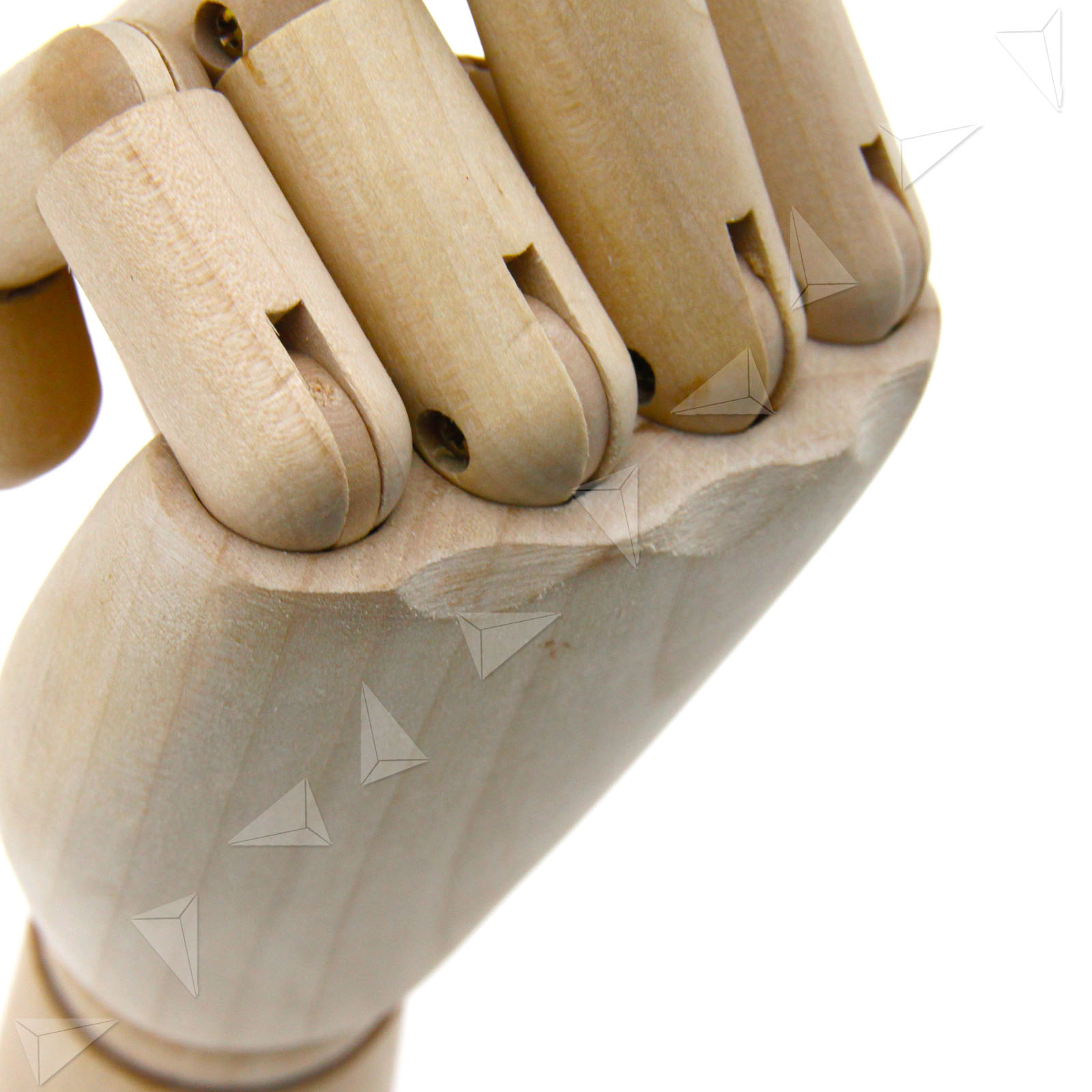 Left Hand Body Artist Model Jointed Articulated Wood Sculpture