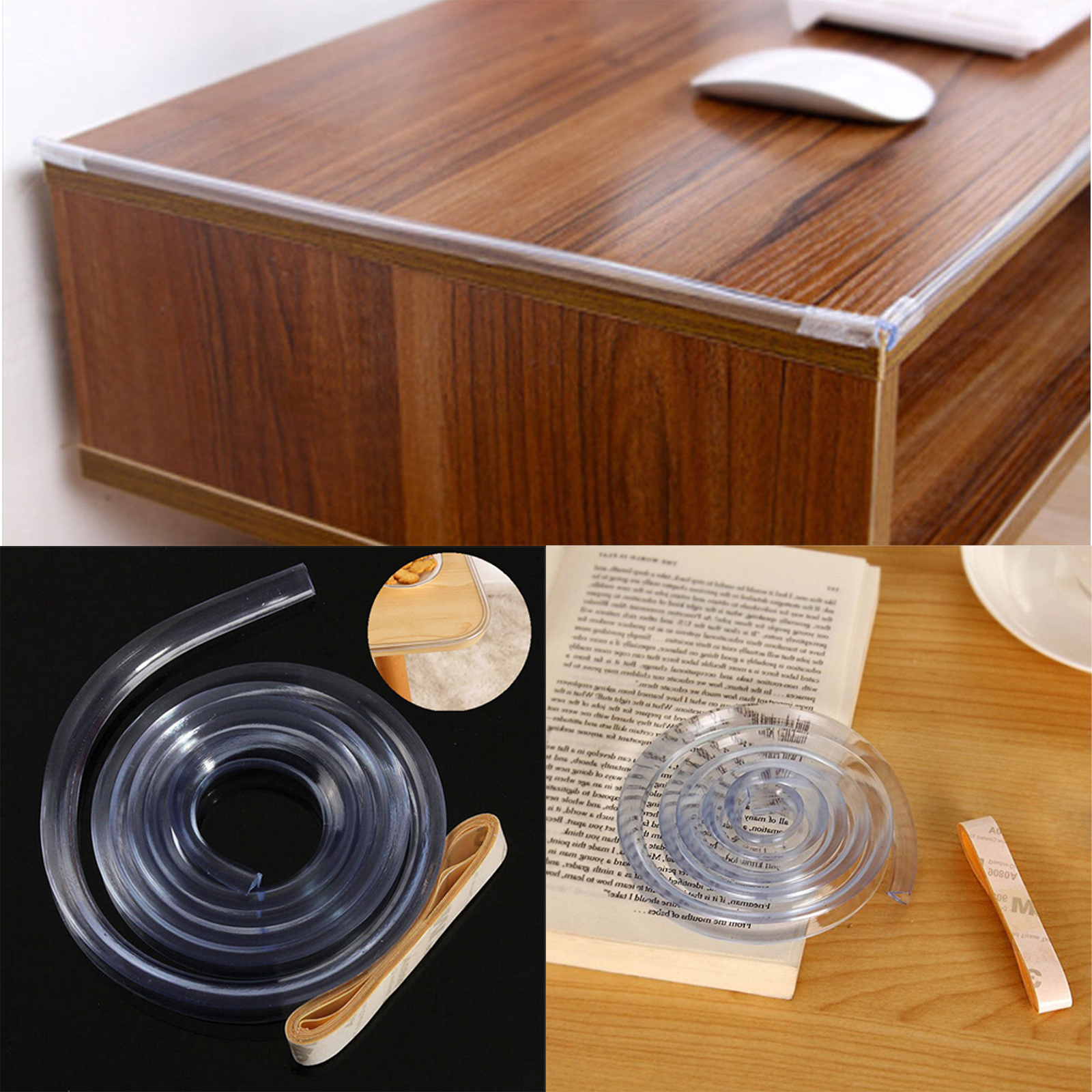 1m Soft Table Edge Strip Corner Cushion Protectors Guard Protect Babies Children eBay