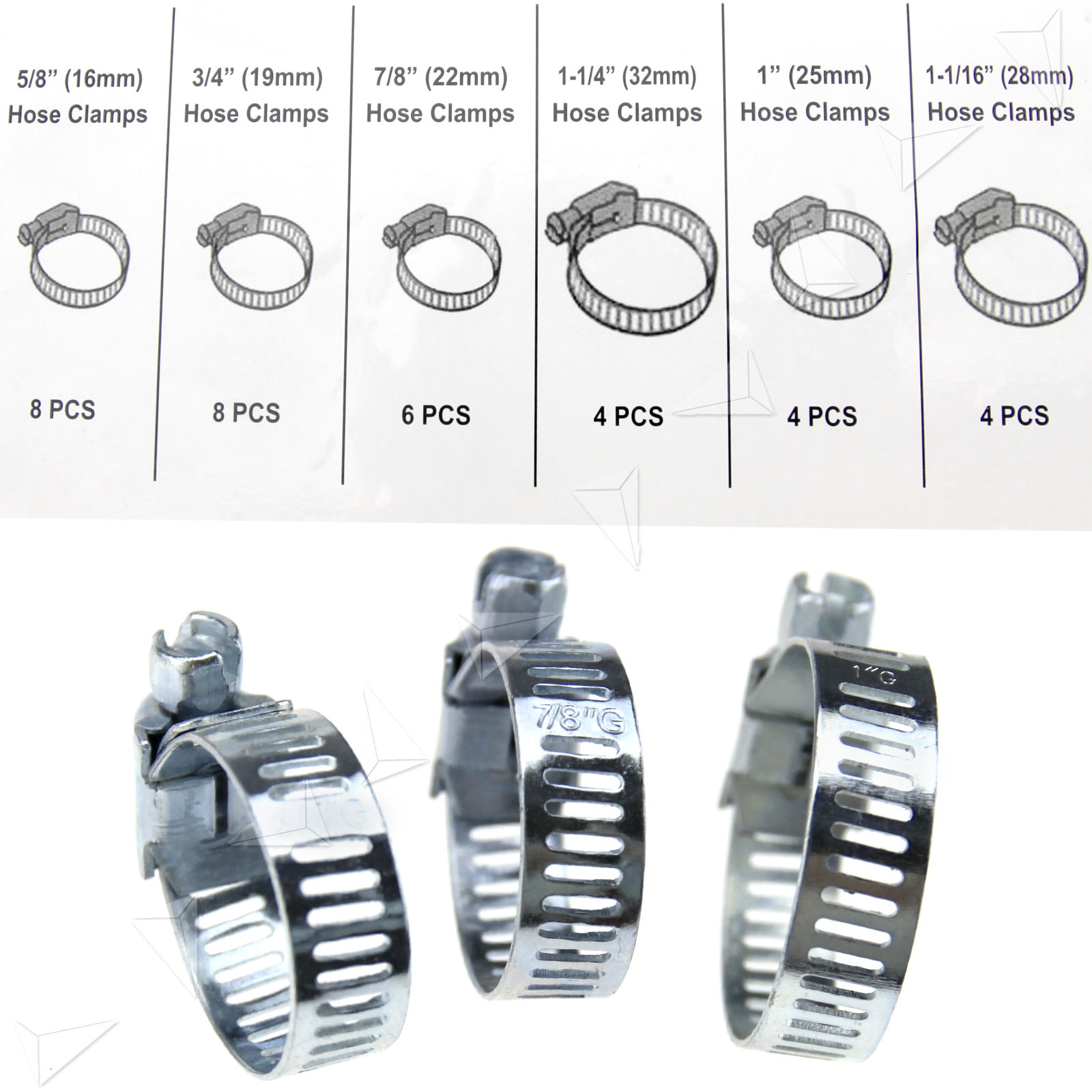 Hose Clamp Size Chart Asking List Hose Clamp Size Chart Asking List