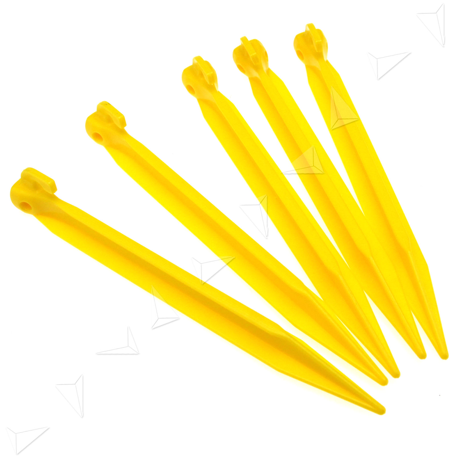 24PCS 225mm Heavy Duty Plastic Tent / Awning pegs Camping Caravan