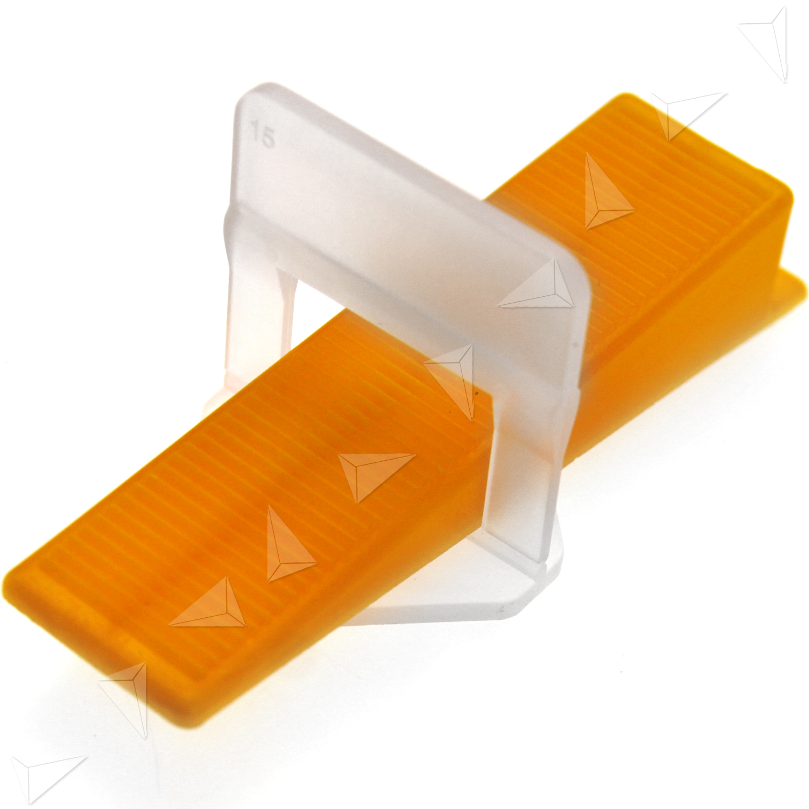 50pcs Large Tile Flooring Wall Leveling Spacer System D Type Tool Set