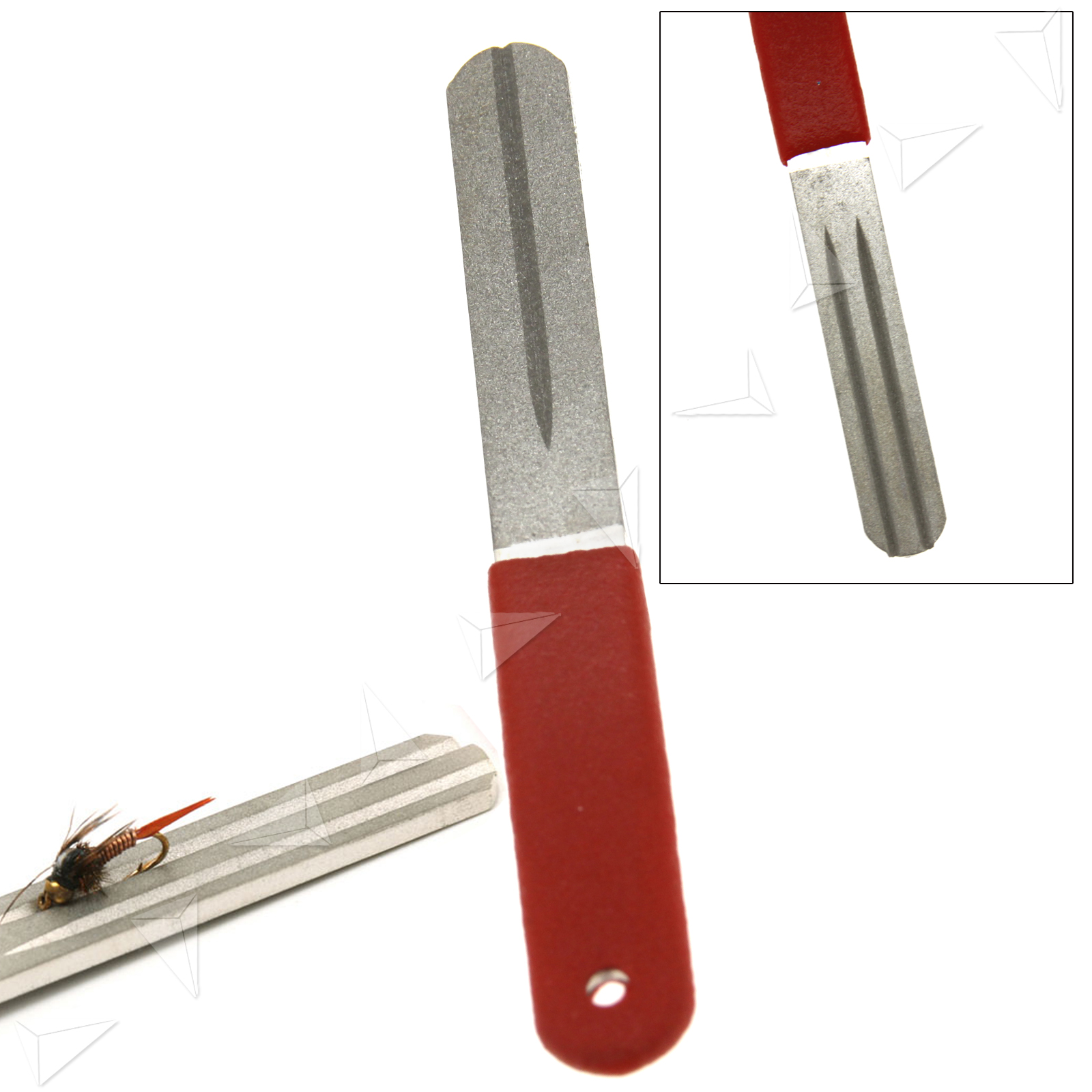 Fishing Hook Sharpener 4" Hone Stones Carp Grindstone Tool eBay