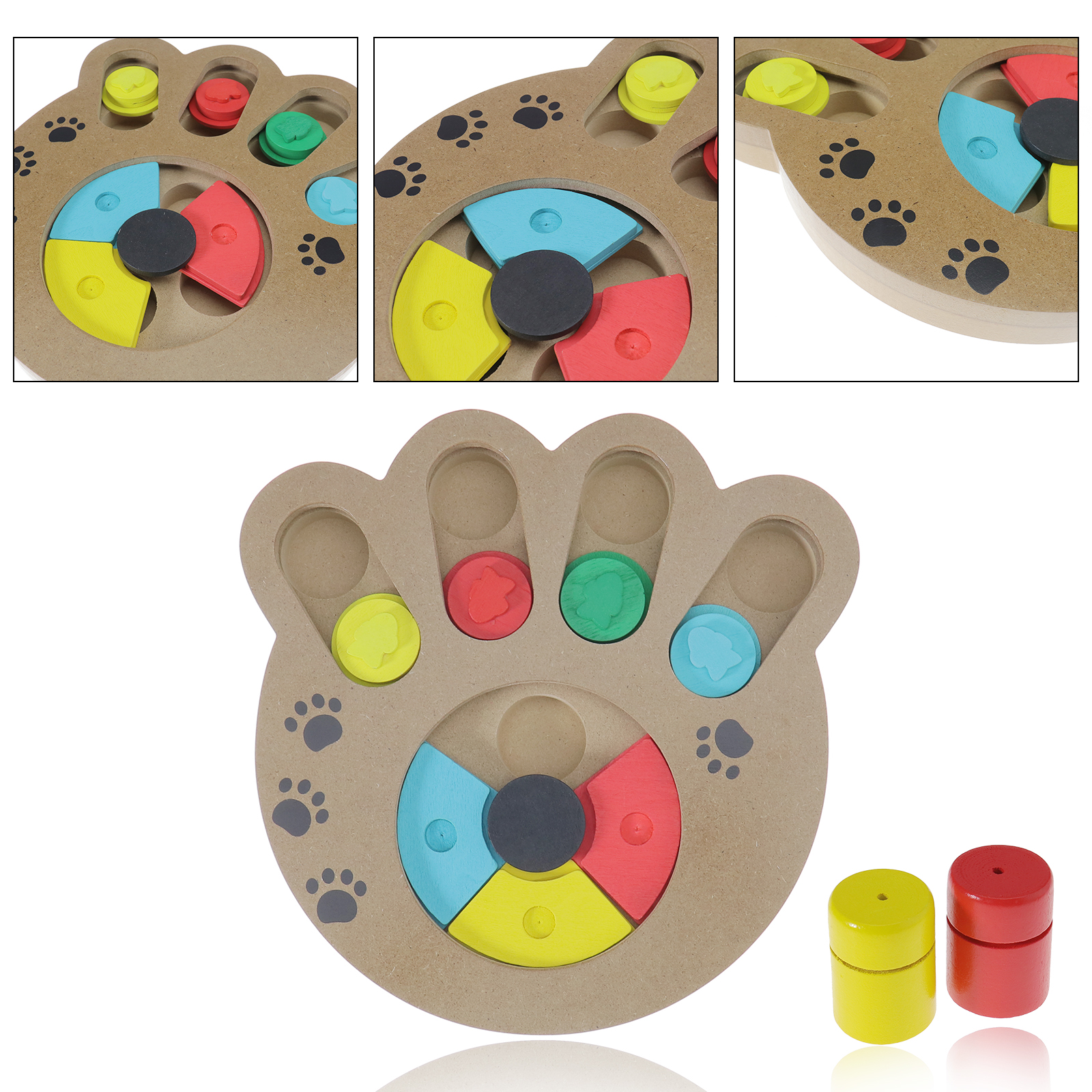 Pet Dog Game IQ Training Toy Wooden Interactive Food ...