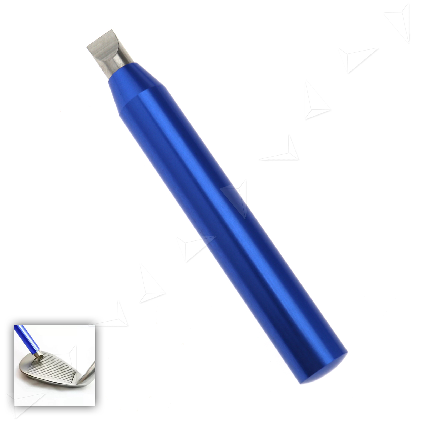Golf Groove Edge Iron Wedge Club Sharpener Regrooving Cleaner Cleaning