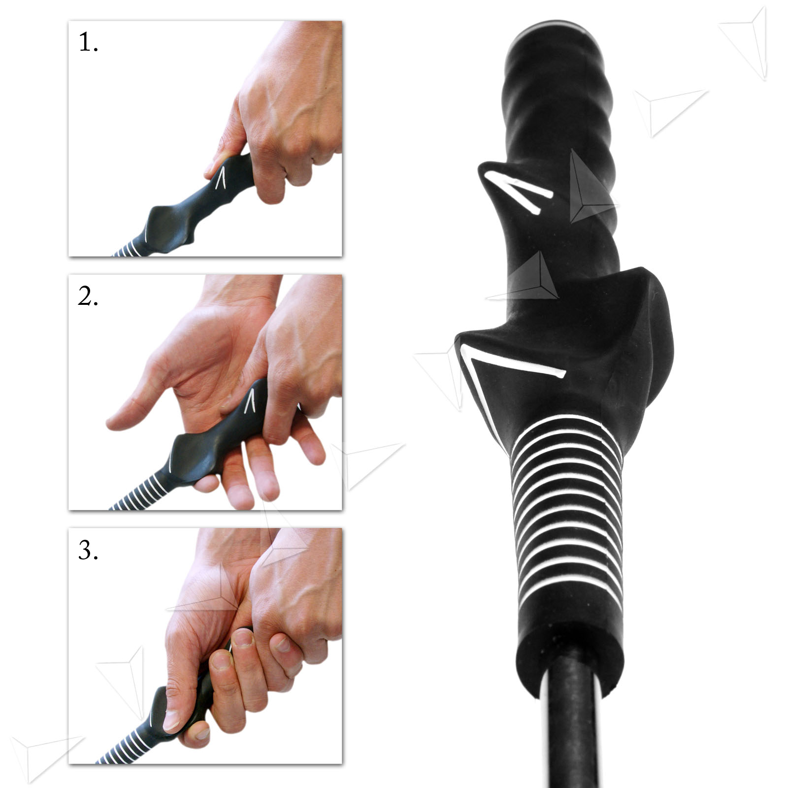 65cm Golf Swing Weight Practice Grip Guide Training Aid/Learning