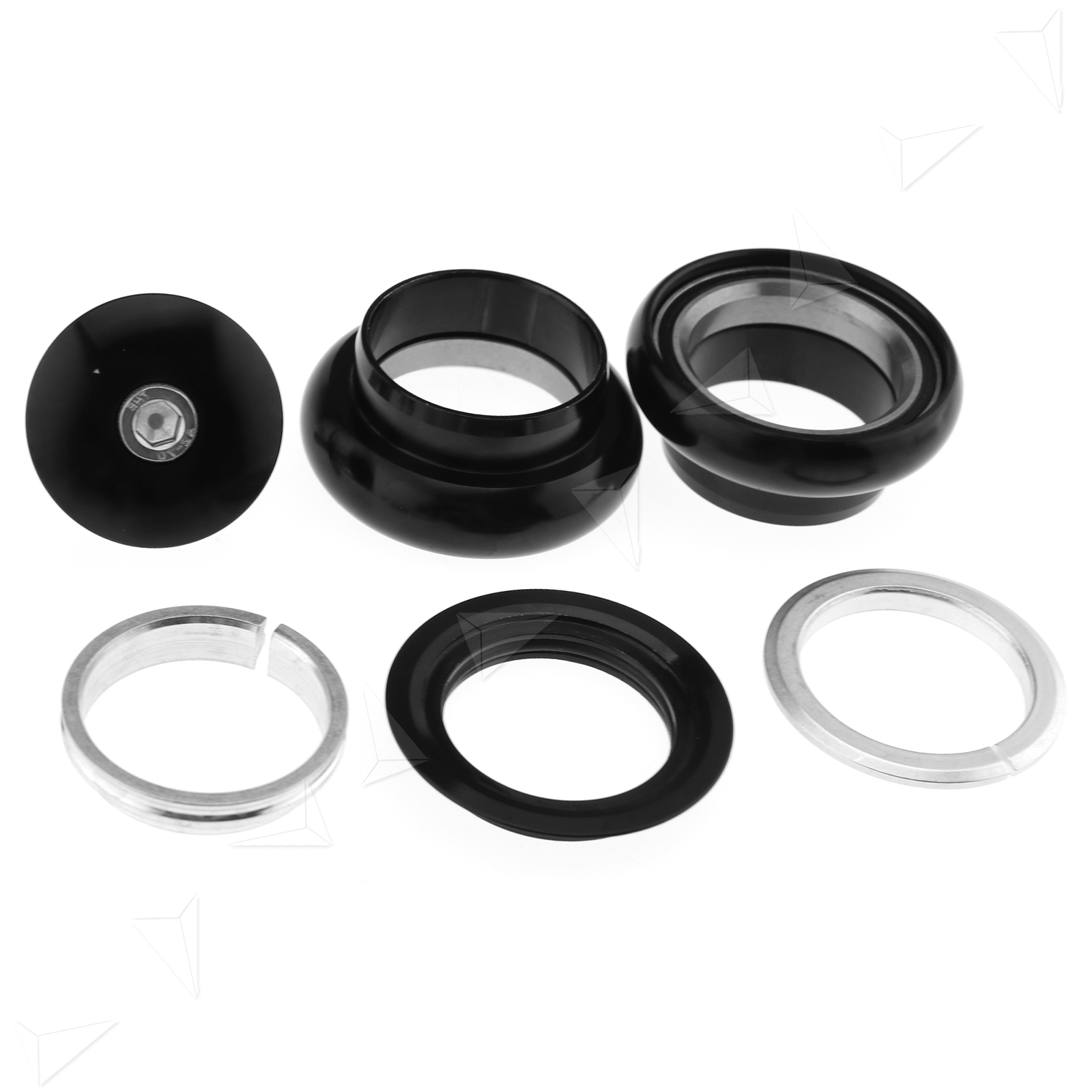 Aluminum Bicycle Headset Bike Threadless External Cartridge Bearings 1