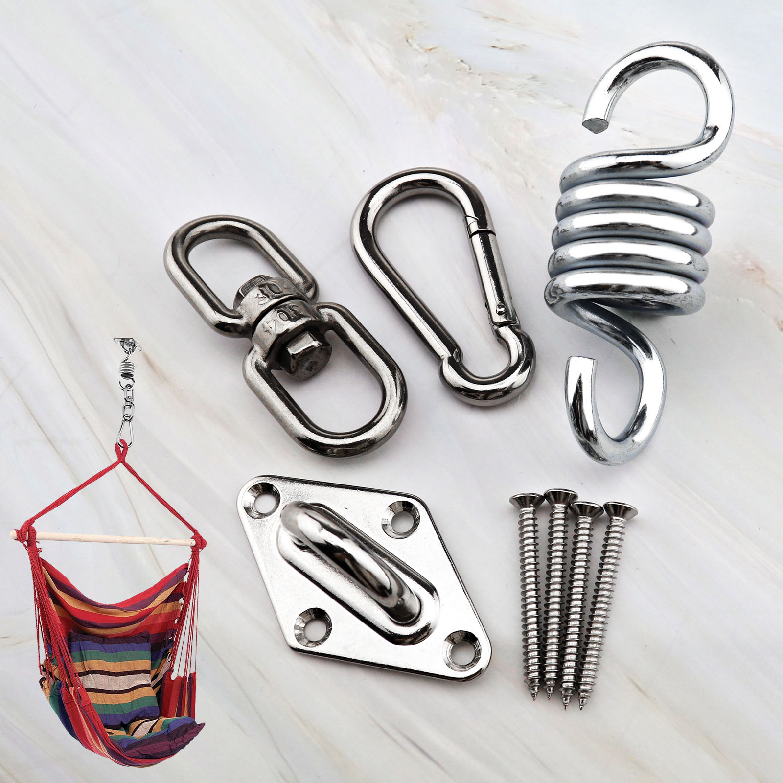 Schaukelfeder Aufhängefeder Hängesessel Schaukeln Hänger Schwenk Haken