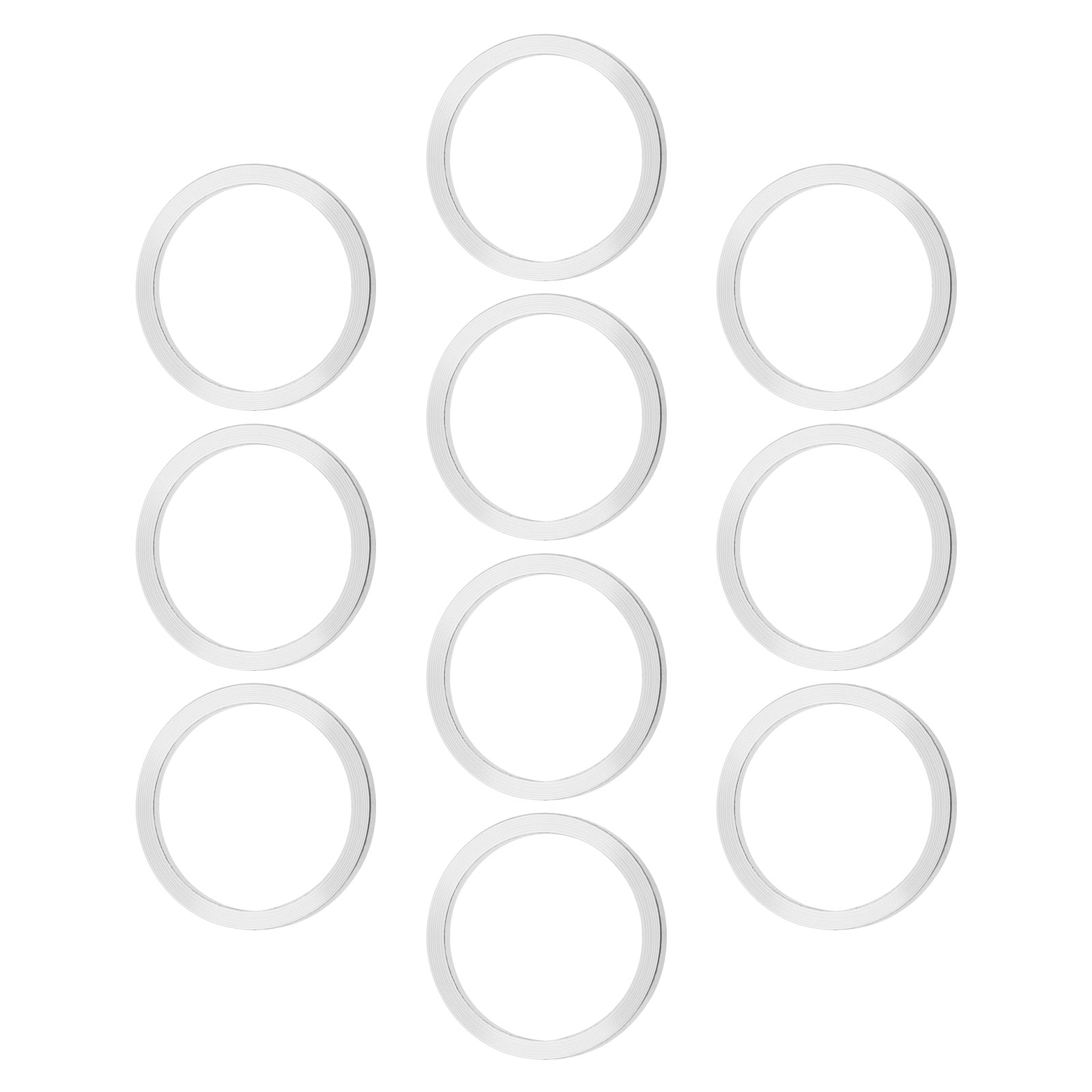 10PCS Bicycle Chainring Bolt Spacers Washer Double Ring to Single 1mm