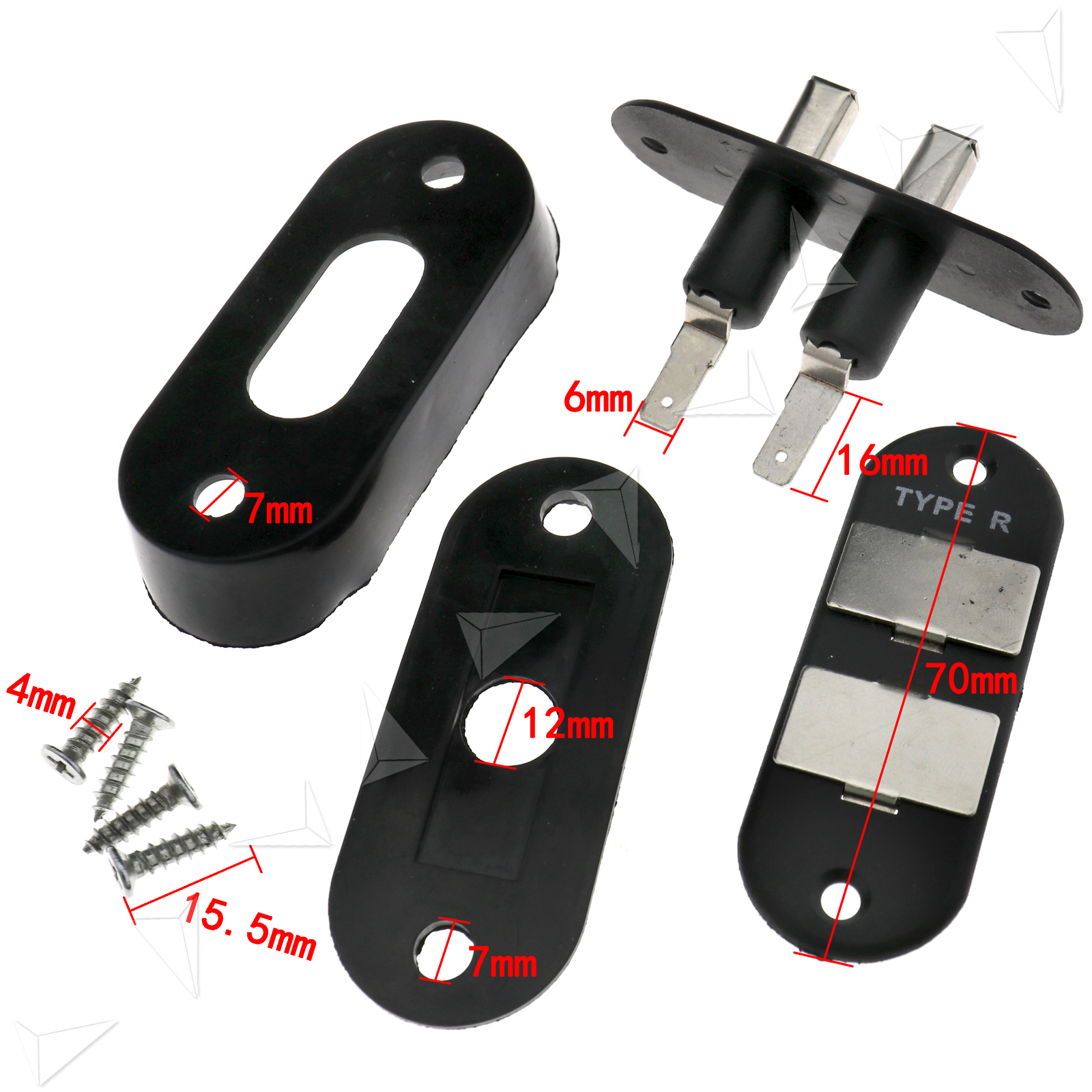 Sliding Door Contact Pad Pin Switch For Vw T3 T4 T5 Central Locking Sliding Door Contact Pad Pin Switch For Vw T3 T4 T5 Central Locking System