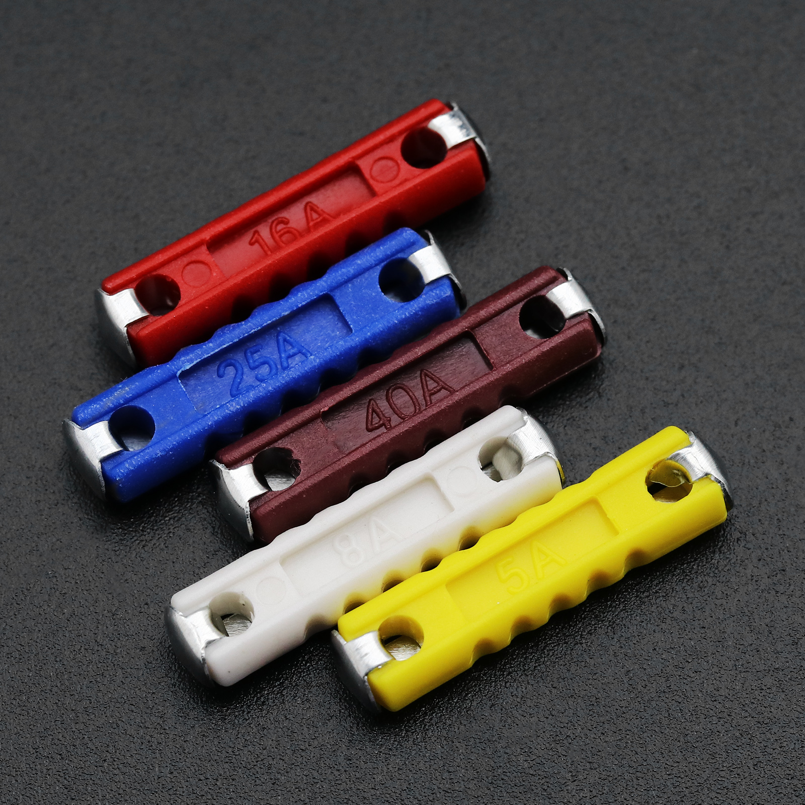 200pcs Car Repair Parts Torpedo Fuses 32V 5MM Box Kit 5A 8A 16A 25A 40A