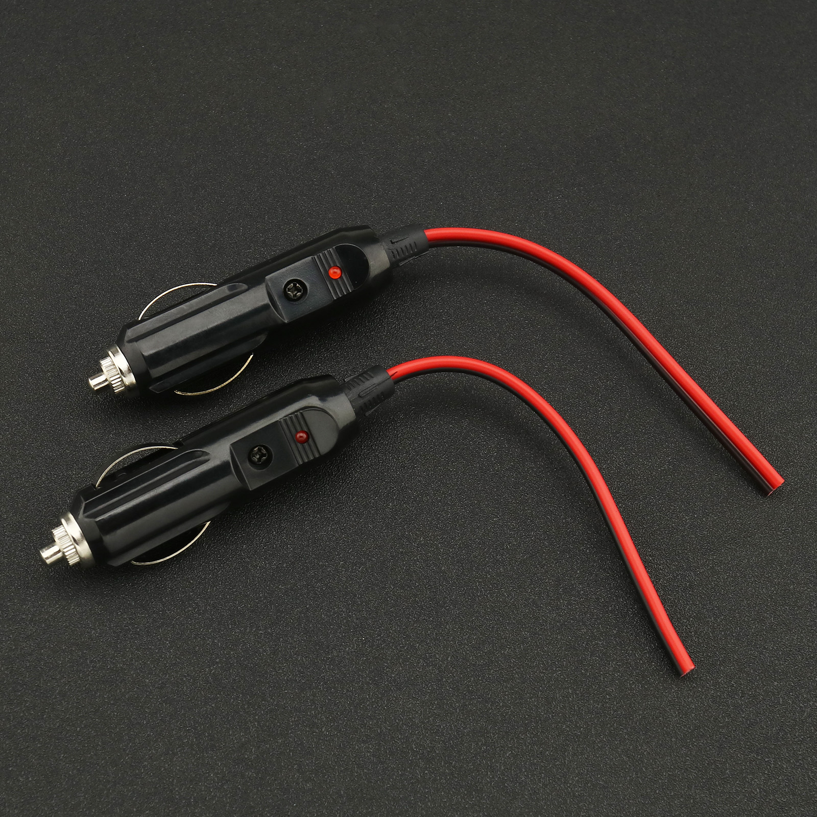 2pcs Cigarette Lighter Plug Car Extension Cable 10Amp Fuse with LED Light 4894669271835 eBay