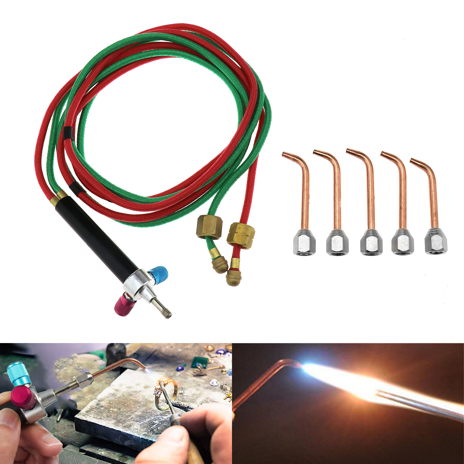 Mini Jewelry Oxygen Gas Welding Soldering Flame Torch Brazing Cutting