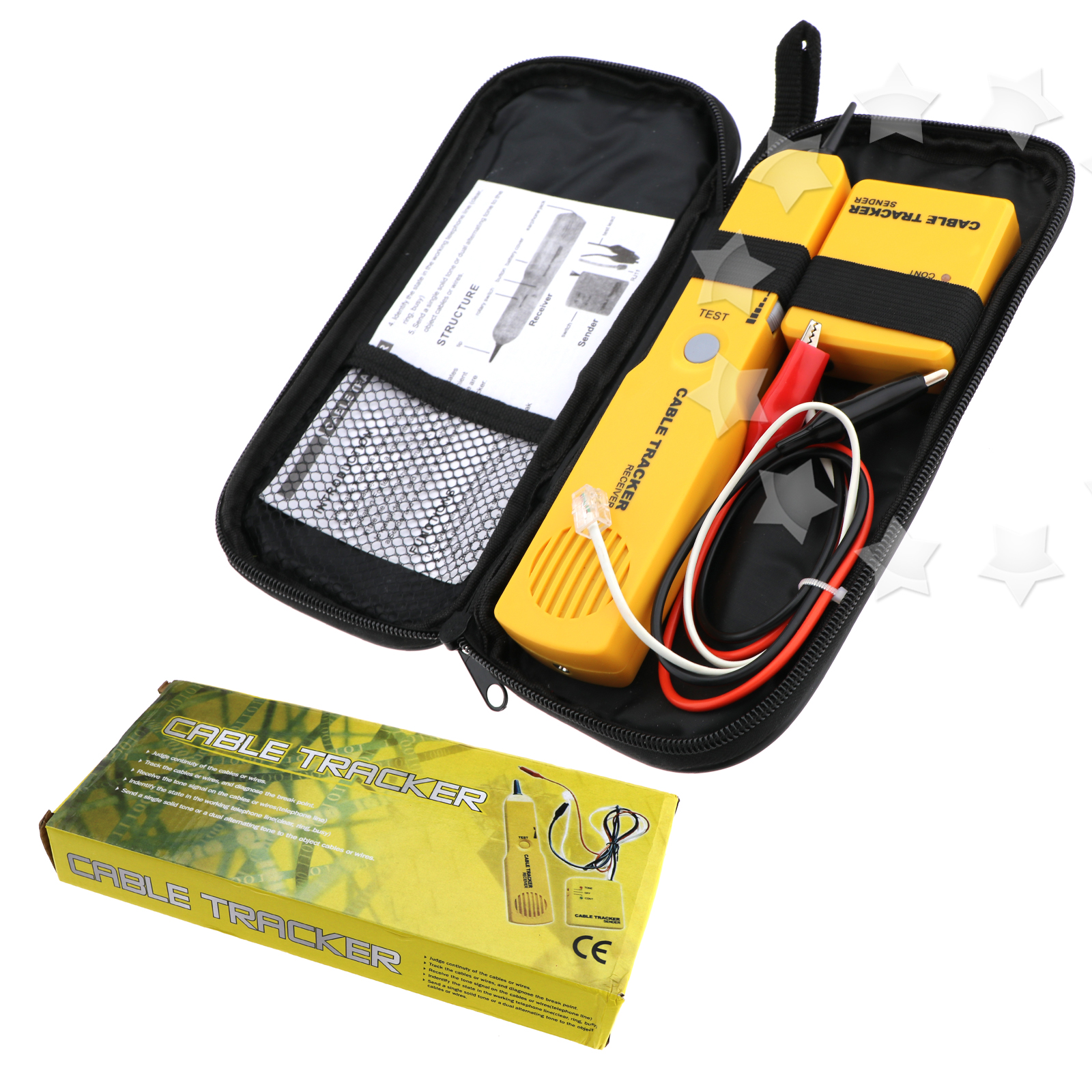 New RJ45 Wire Tracker Finder Tone Probe Kit 3km for 