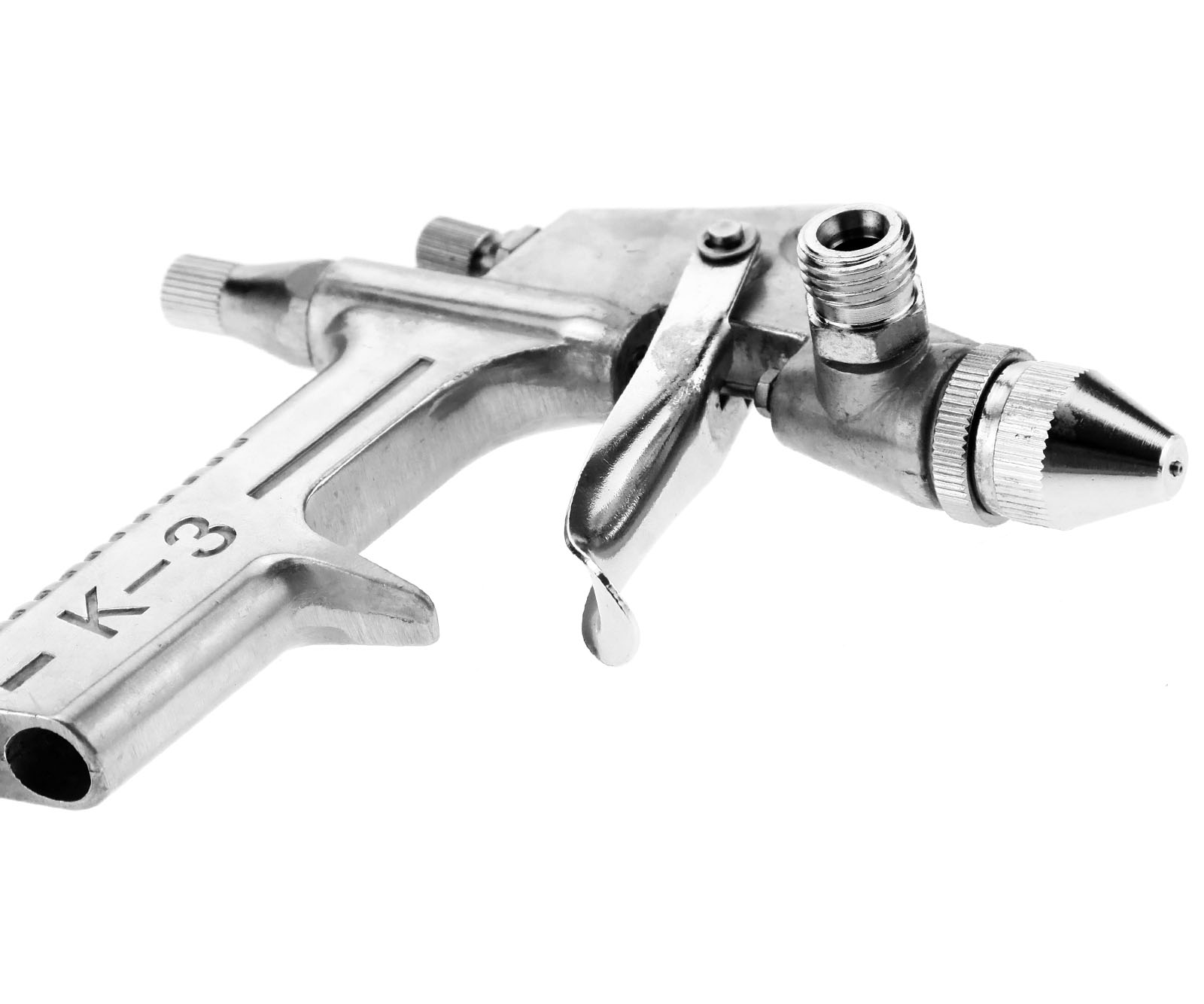 Silver Mini Air Touch up Gun Air Brush Paint Spray gun h v l p Gravity