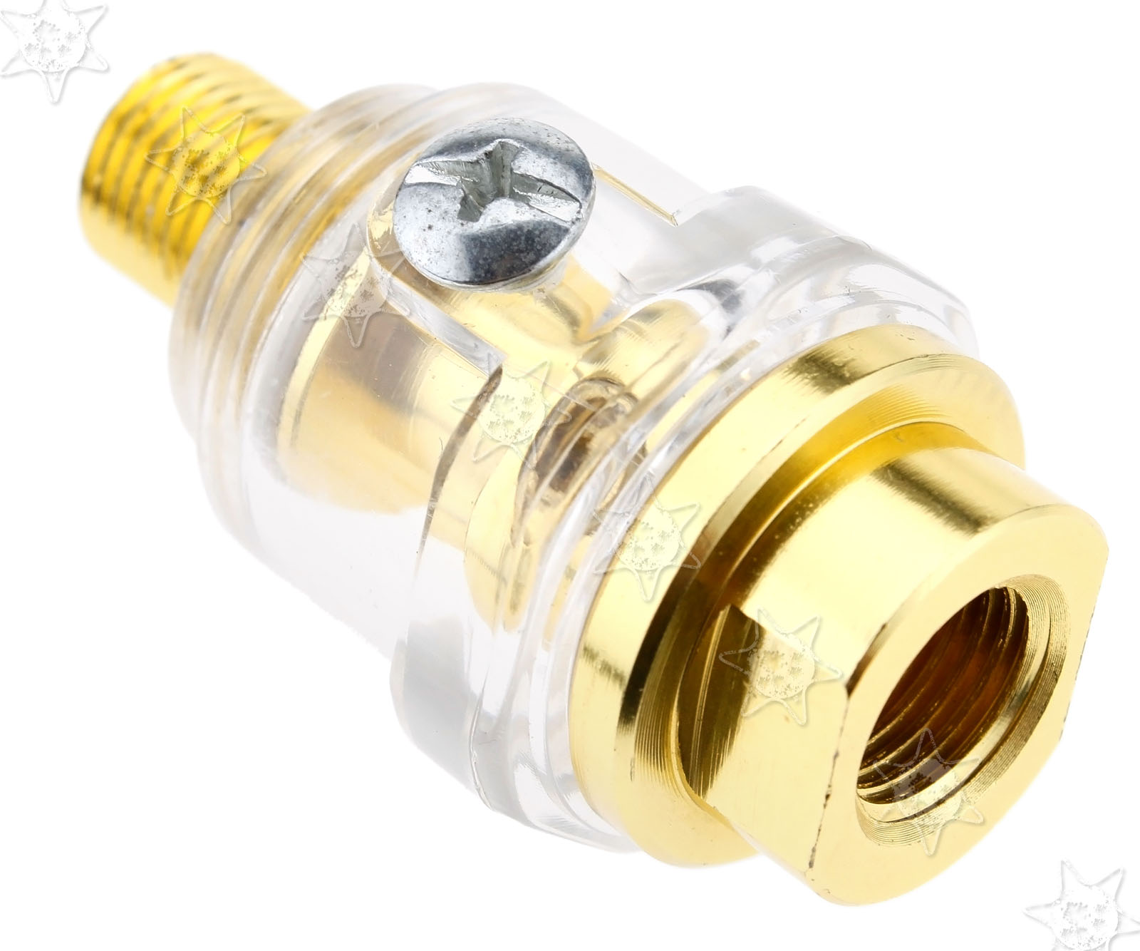 2x InLine 1/4" Air Compressor Tool Oiler Lubricator In line Oil