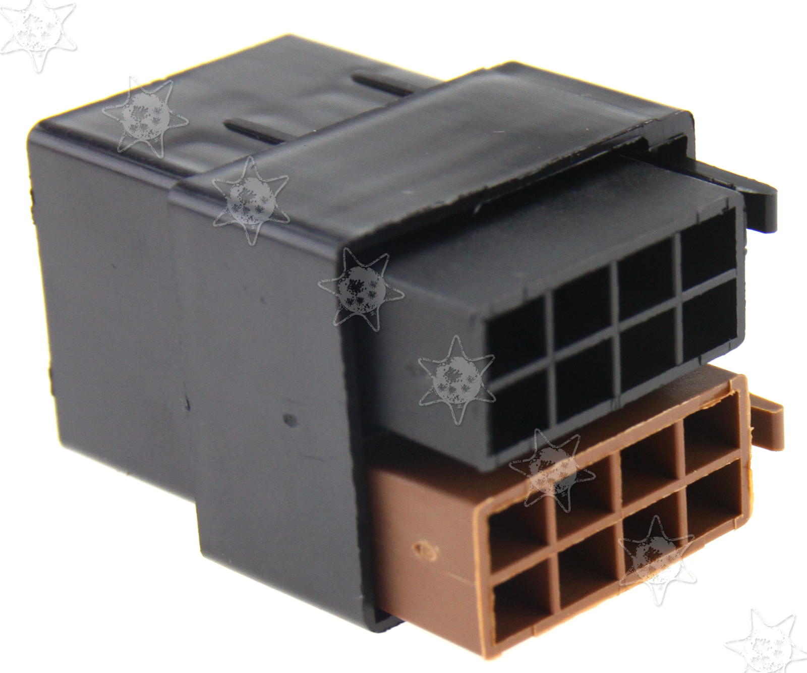 2pcs Female 8 Pin ISO Car Radio Harness Brass Terminal Block Socket