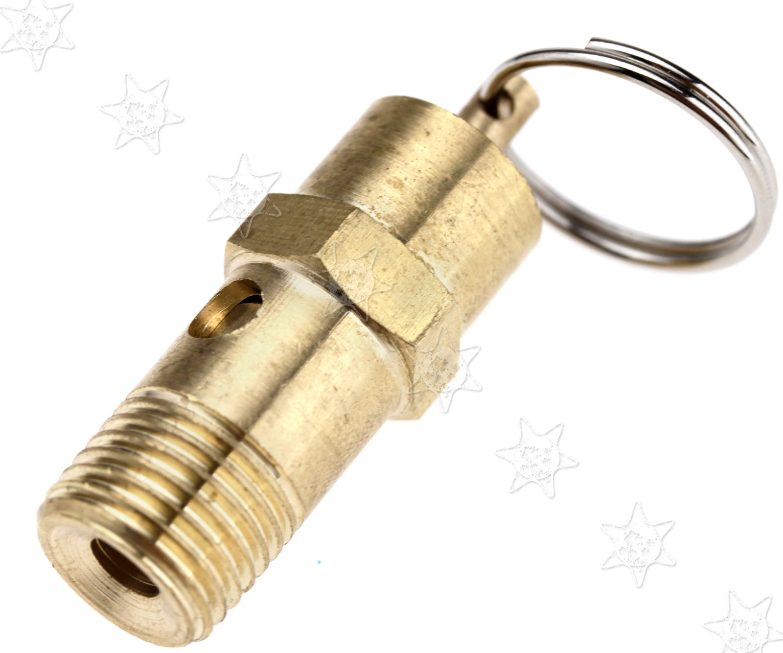 145PSI Brass Air Compressor Pressure Switch Safety Relief Valve 1/4"BSP