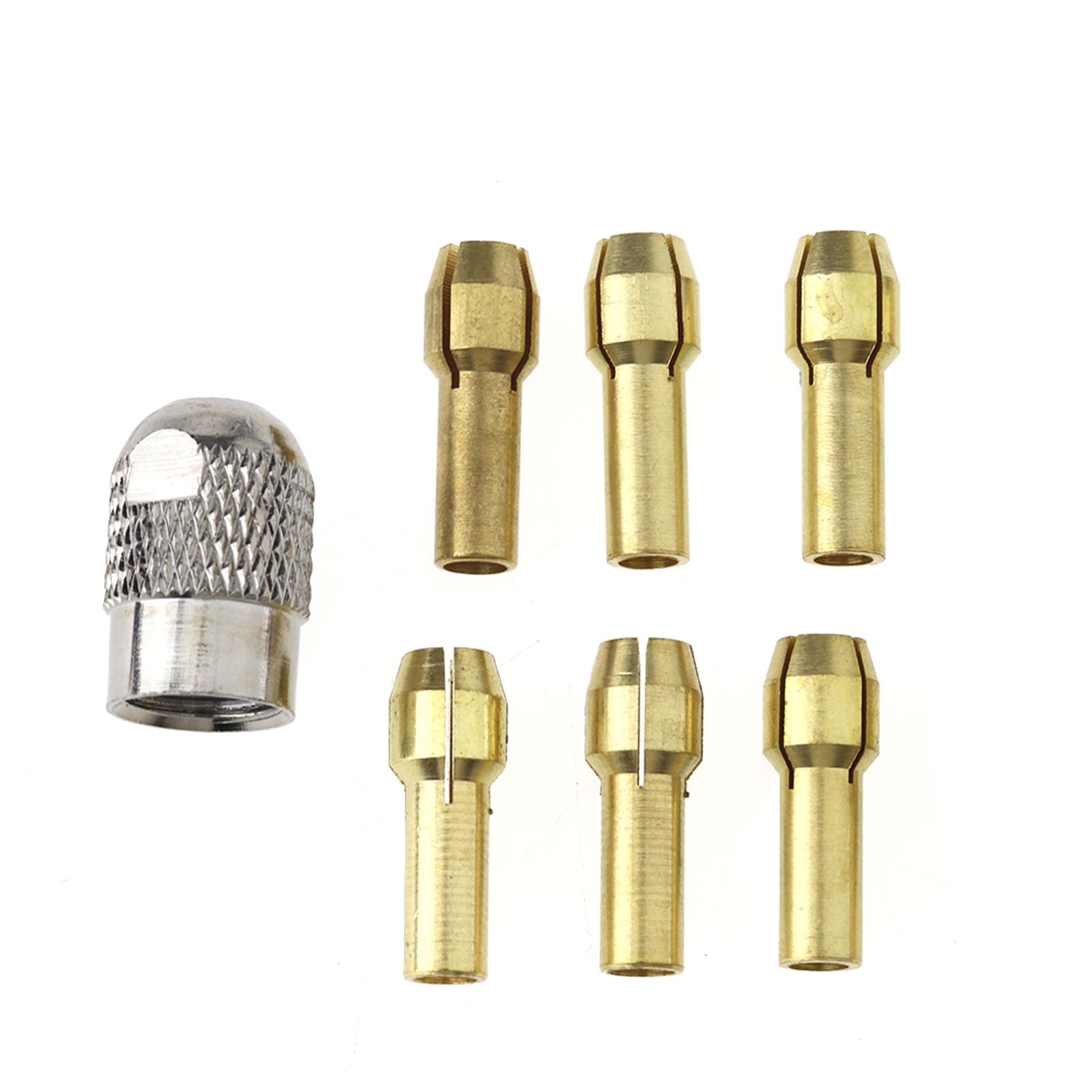 10 Sizes Assortment Brass Drill Collet Bit & 1x M8 Chuck Tool Kits Set eBay