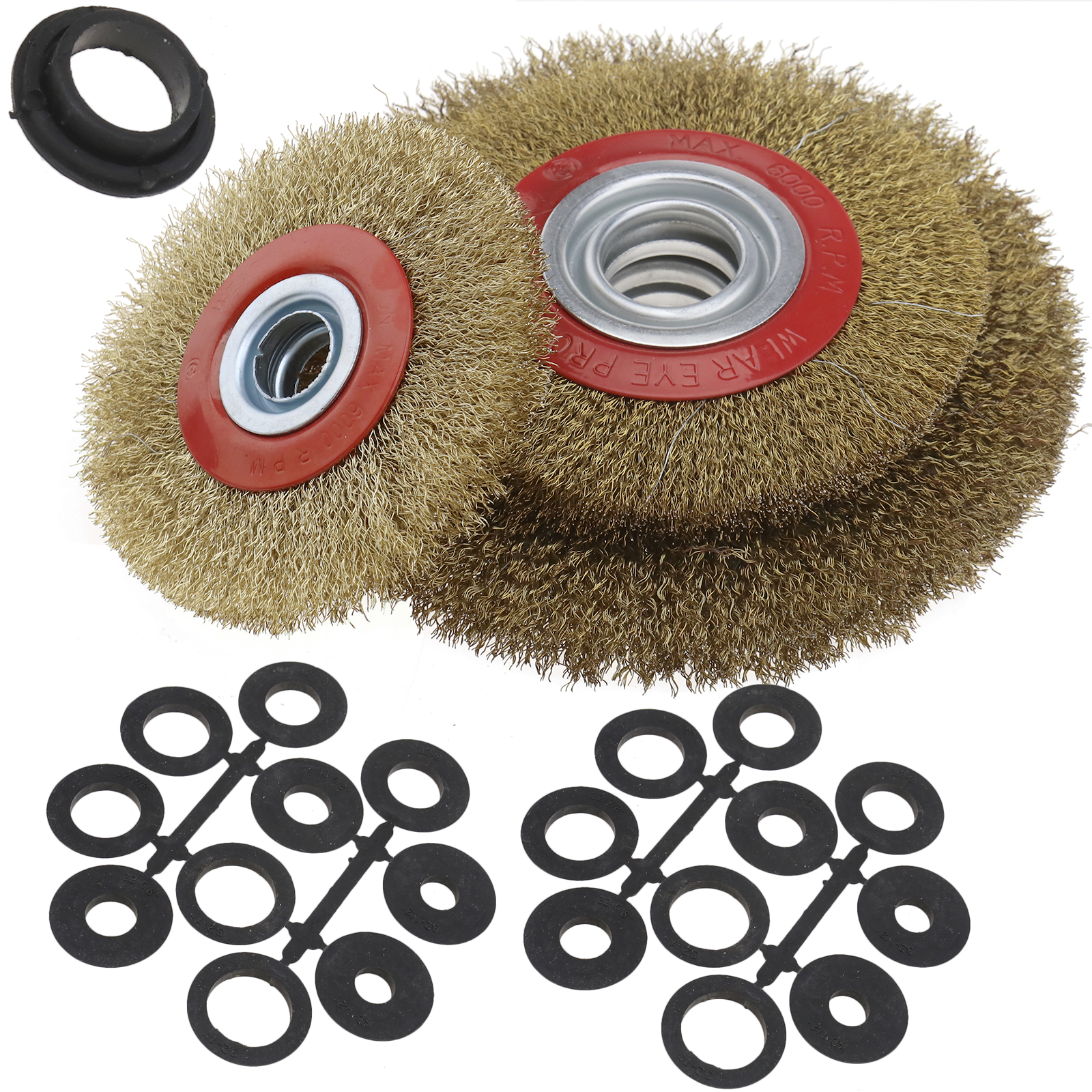 5 8 7 8 1 3 4 1 2 Ringd 125 150 200mm Bench Grinder Wire Brush