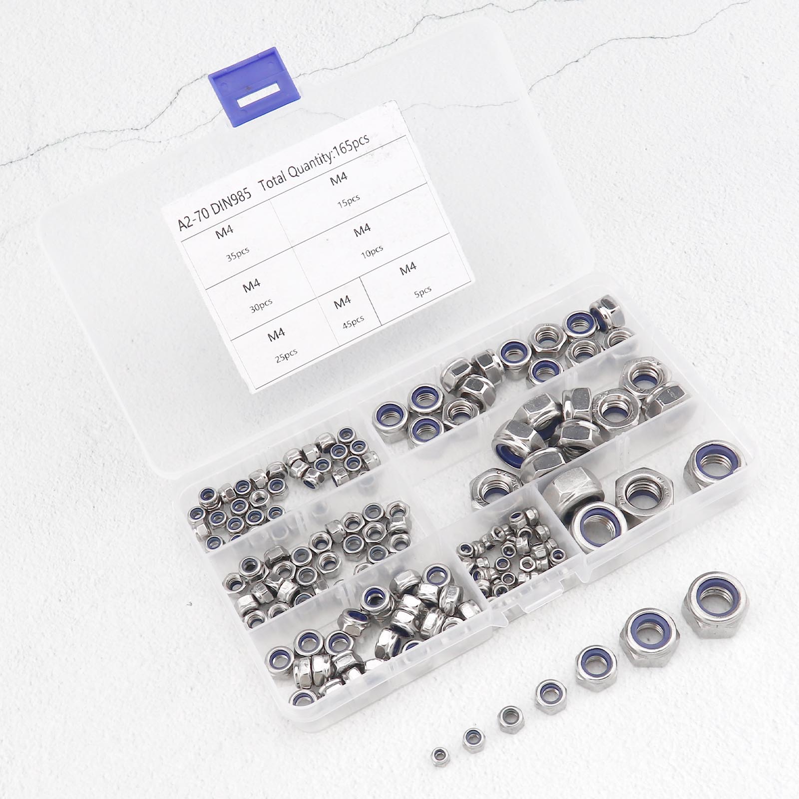 Box of 120Pcs M3 Nylon Hex Spacers Screw Nut Stand-Off Plastic Accessories Kit White Box of 120Pcs M3 Nylon Hex Spacers Screw Nut Stand-Off Plastic Accessories Kit White