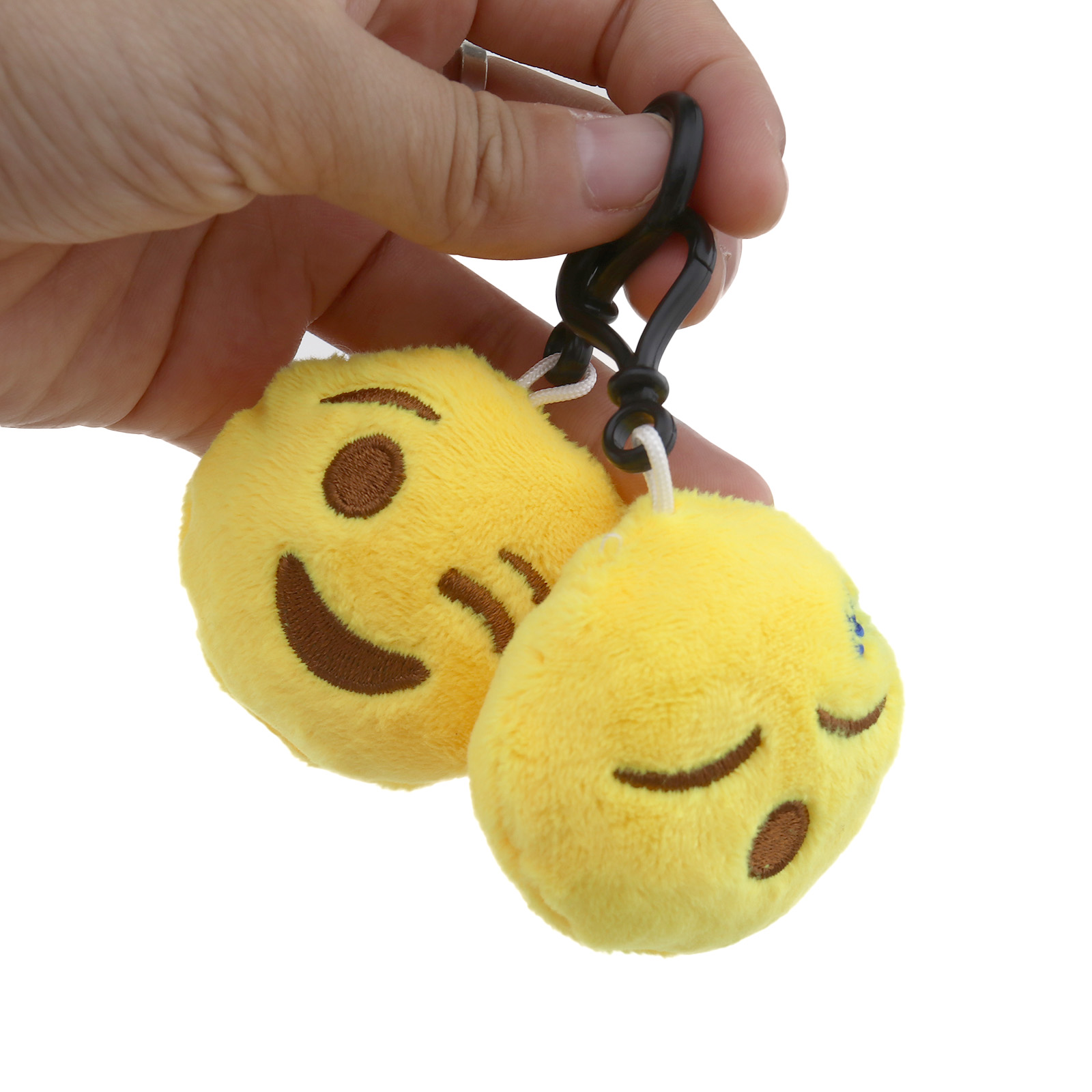 Little gift Emoji Face Emoticon Stuffed Plush KeyChain Toy Doll Decor Clip Cute 713239807912 eBay