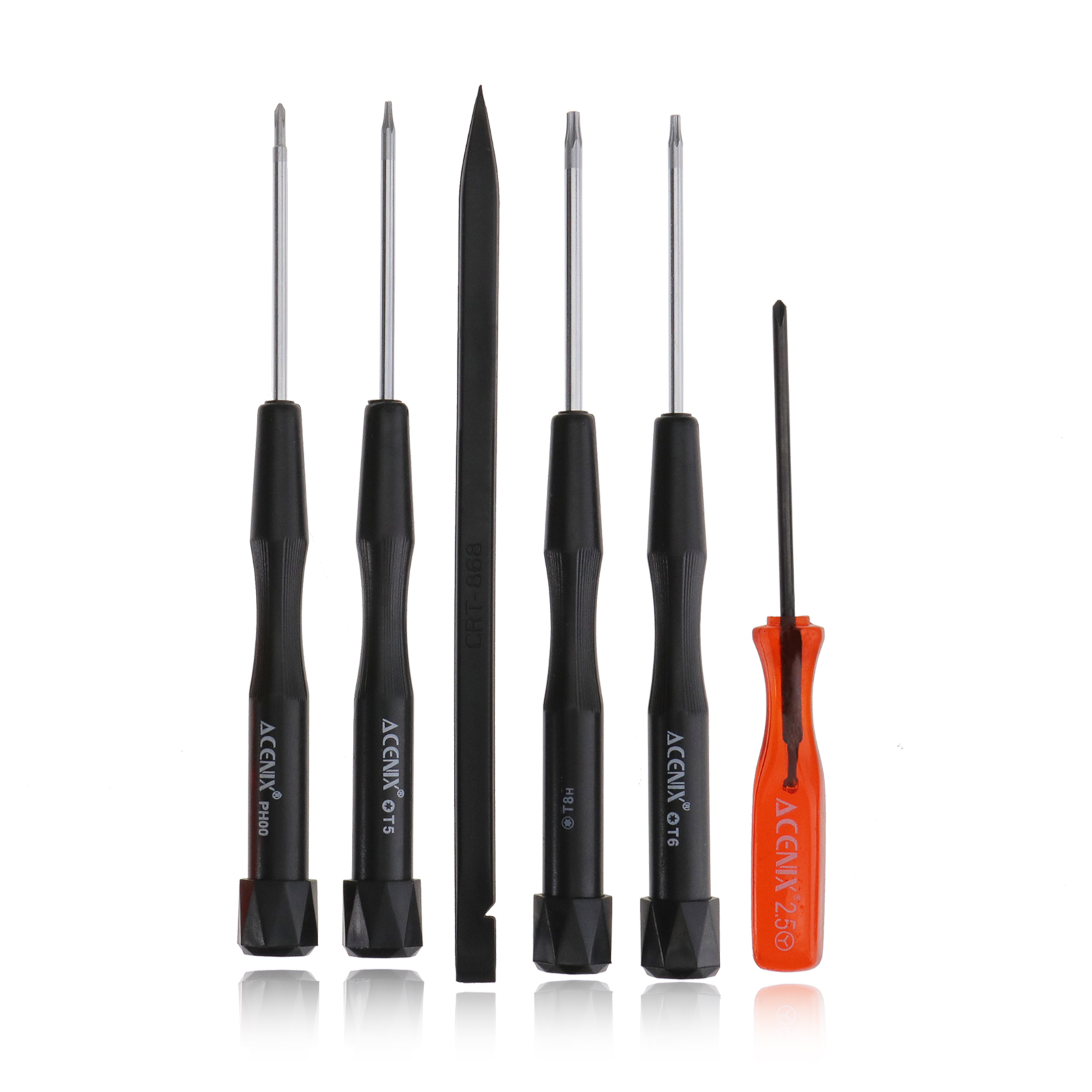6x 14cm T5 T6 T8 Philips Screwdriver Nylon Spudger Macbook Phone Pro