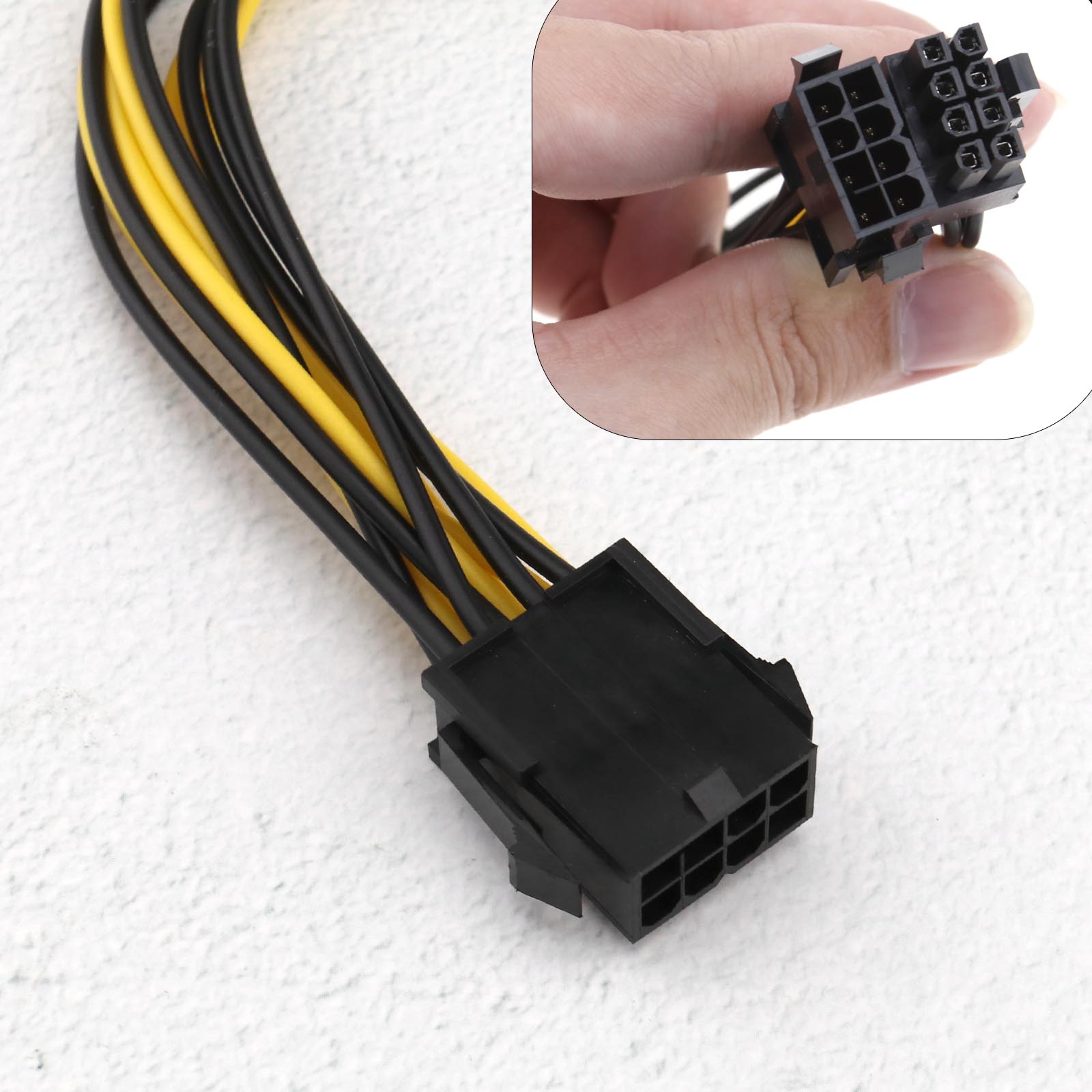 Computer Motherboard Graphics Power Cable Dual 6 Pin Female To Single 8 Pin 762876578662 eBay