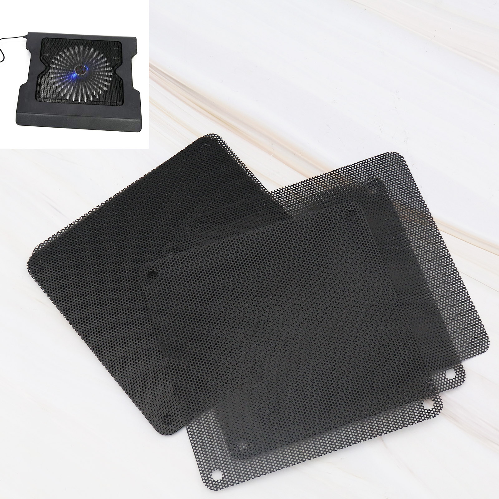 PC Fan Grills /& Filters 120 x 120 mm Dustproof Mesh PVC Computer Mesh 10pcs