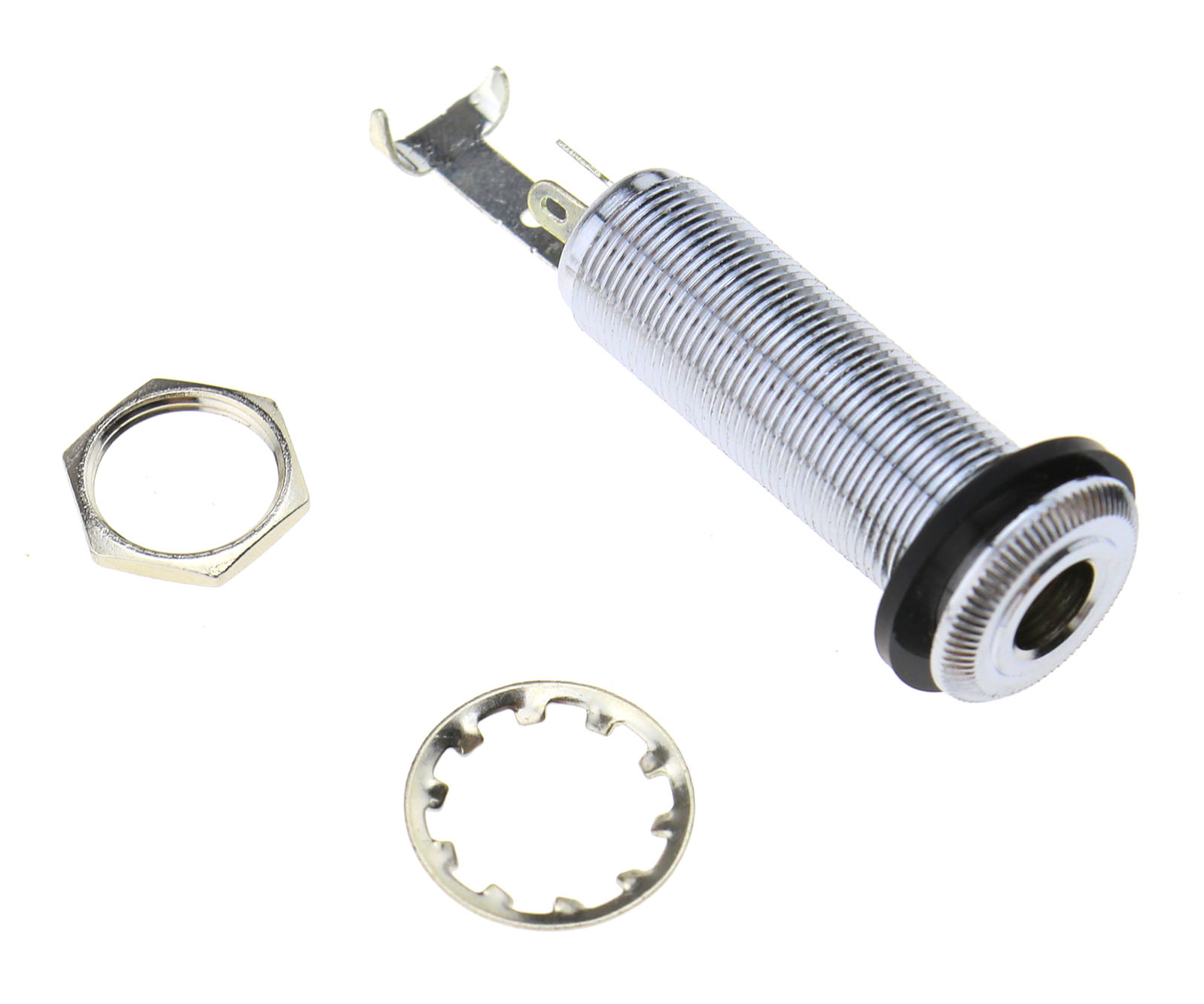 1/4" Mono Barrel Jack Sockets Accessory Fit For Electric Guitar Bass