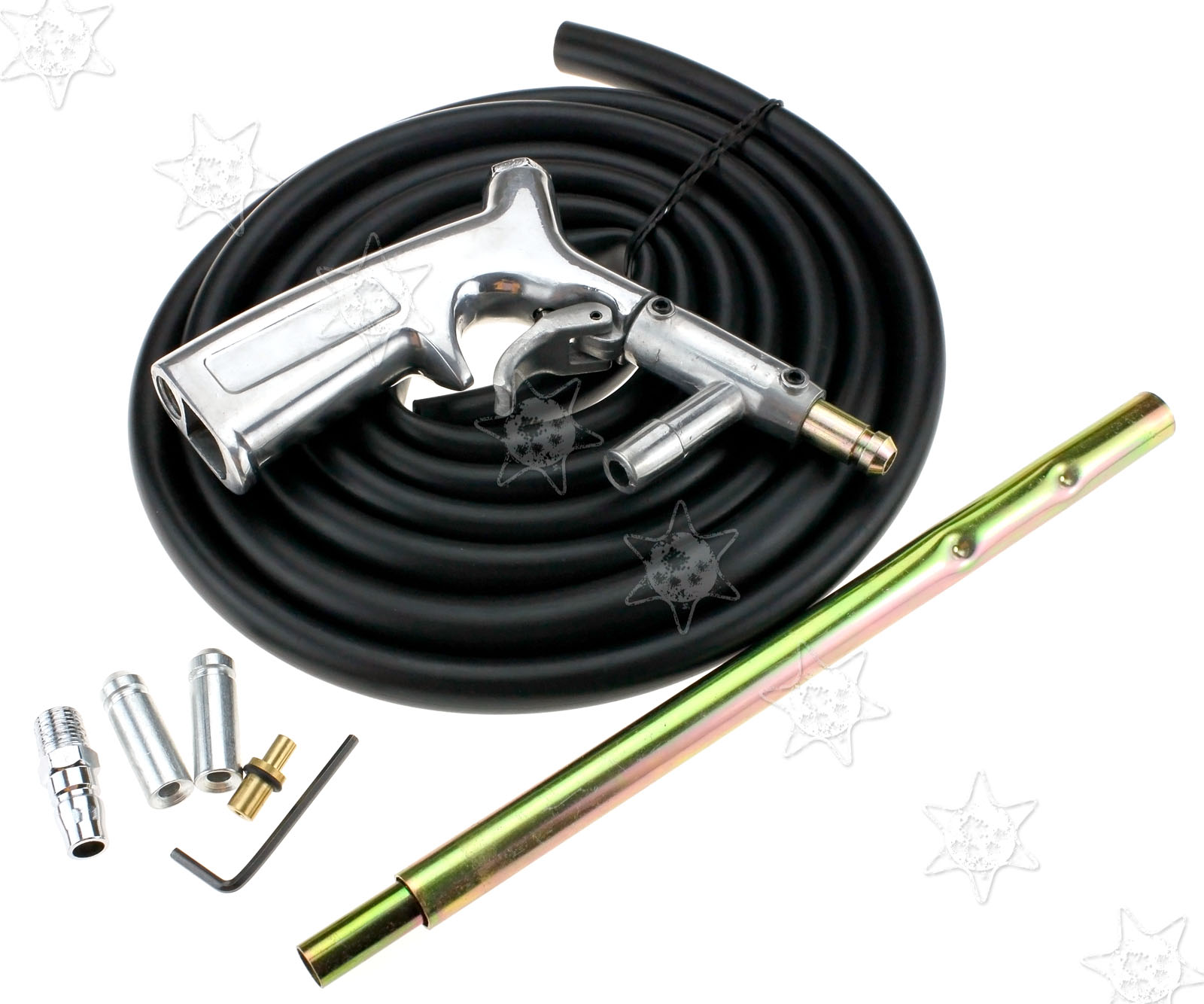 Air Sandblaster Sand Blaster Blasting Gun Nozzle Hose Quick Connector