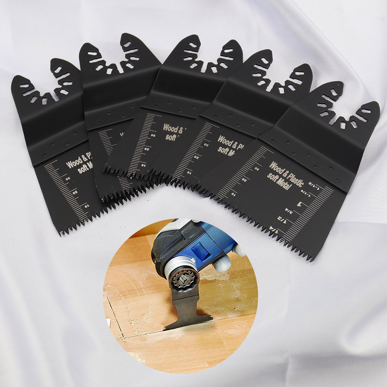5 x Oscillating Multi Tool 65mm Saw Blade Compatible With Fein Multi