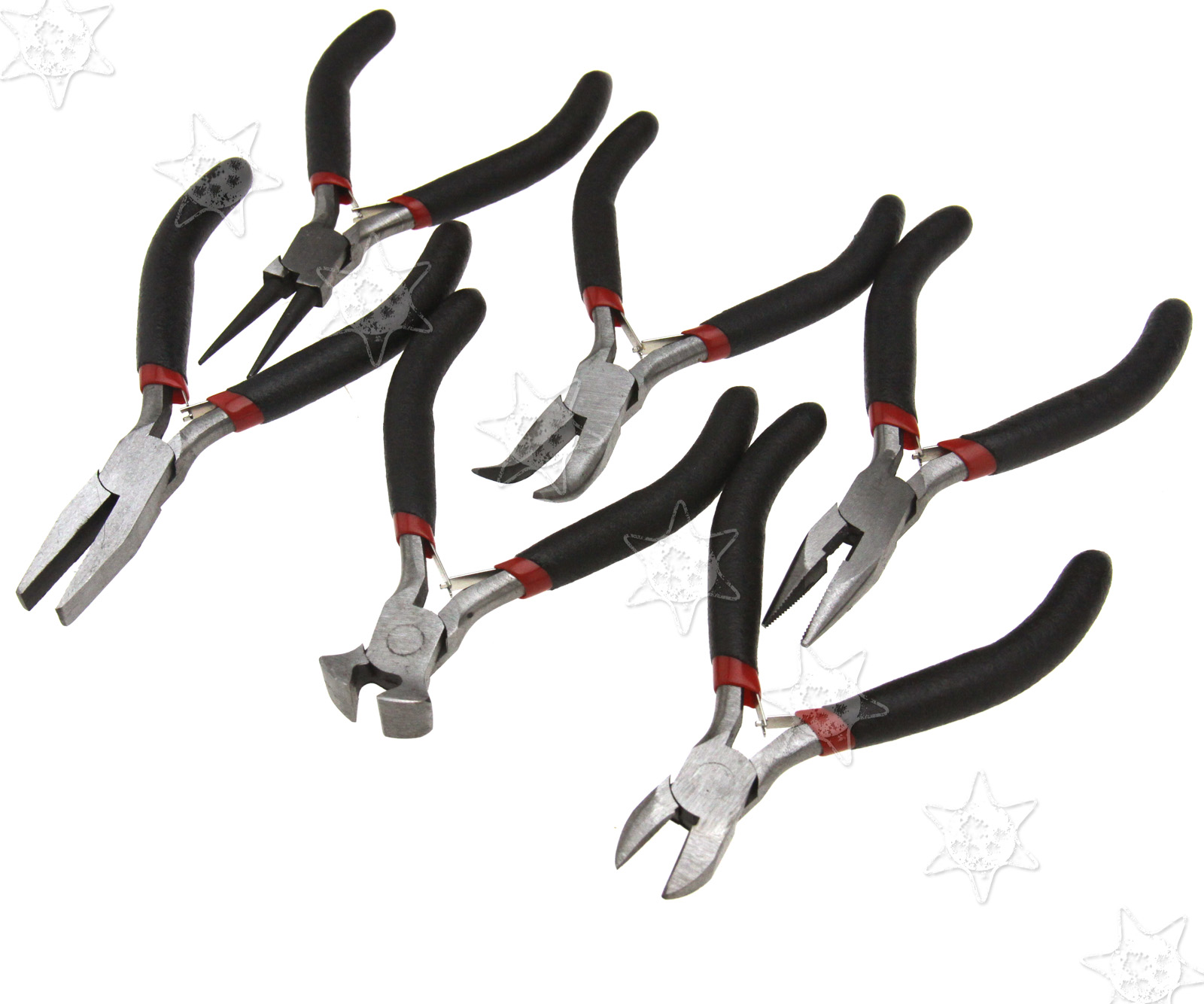 9PCS DIY Tools Jewelry Plier Sets Jewellery Making Beading Mini Pliers