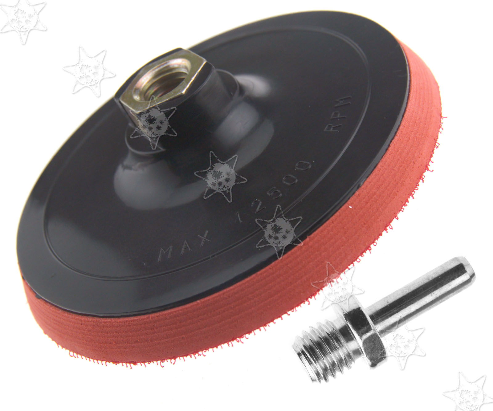 M14 x 8mm 125mm Pad Self Adhesive Backing Hook & Loop Fits Sanding Disc