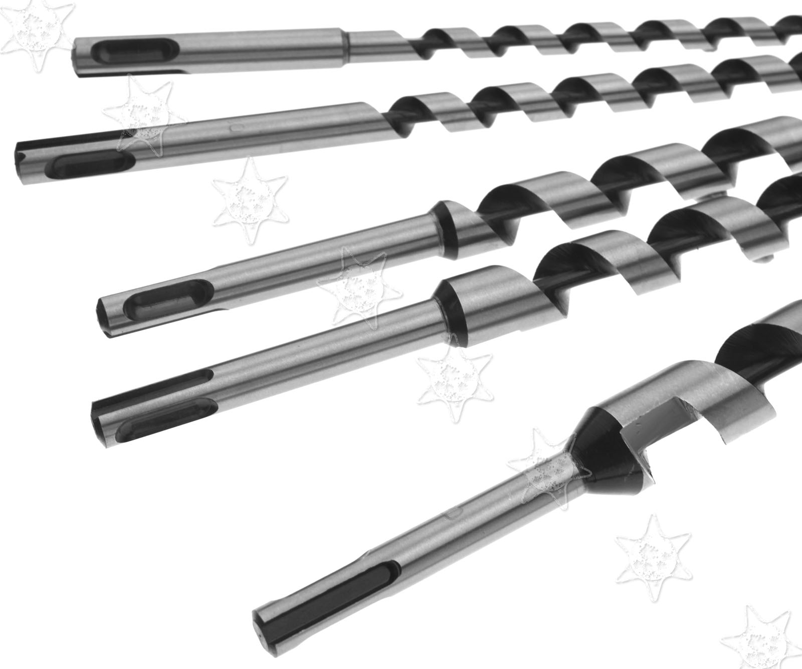 5 x 6 10 14 18 20mm Wood Drill Bits Wookworking Auger Bit Set 230mm SDS