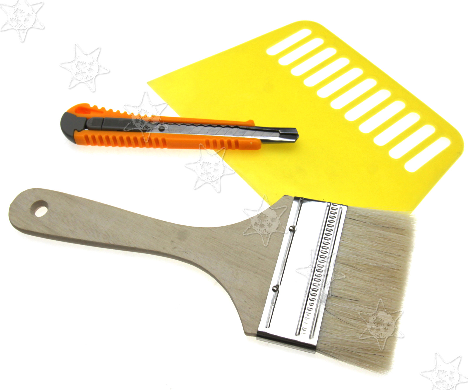 Kit of 4pcs quality Wallpaper Hanging Tool roller scraper brush