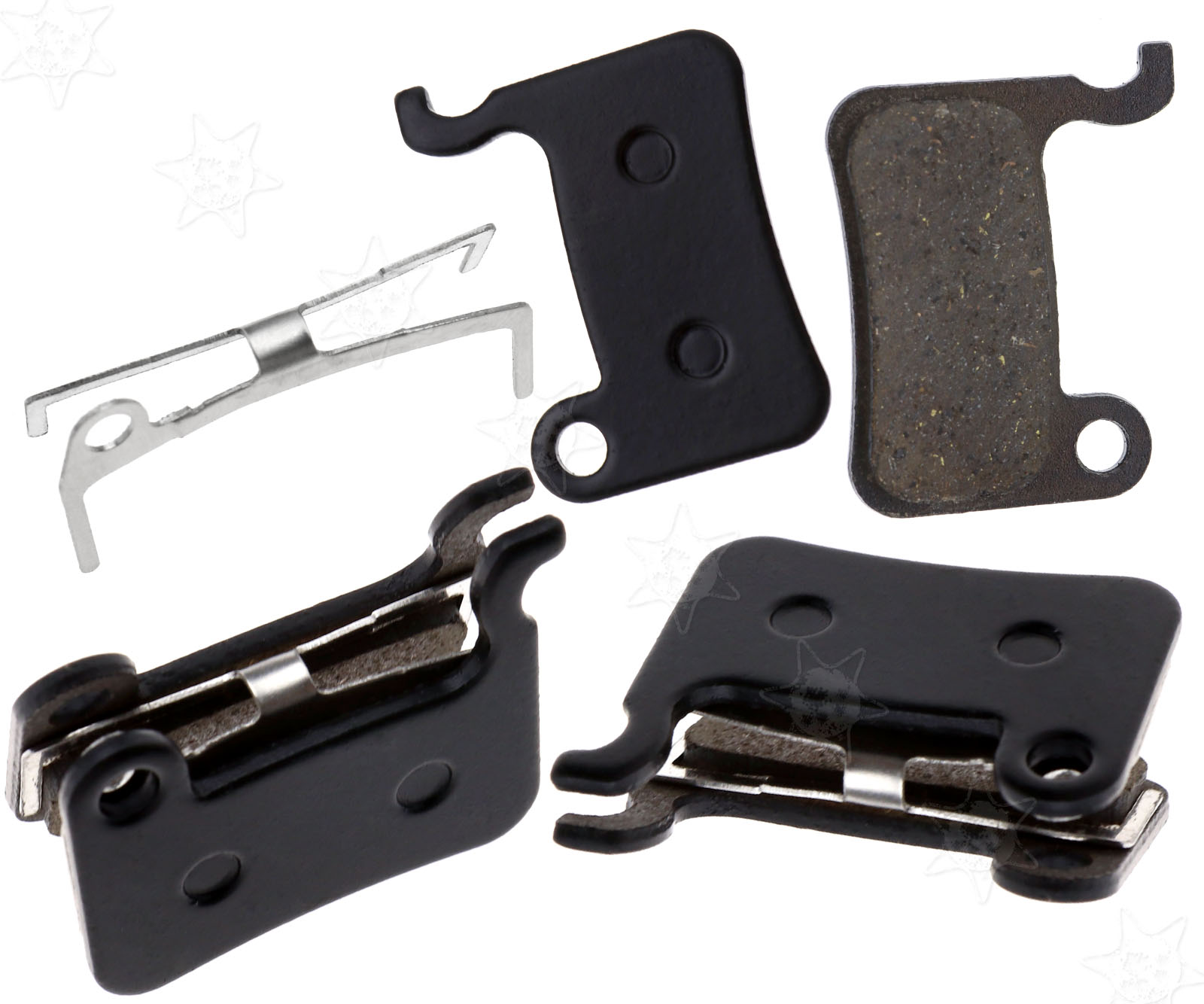 2 Pairs Sintered MTB Mountain Bike Bicycle Disc Brake Pads pad SHIMANO XTR ZOOM