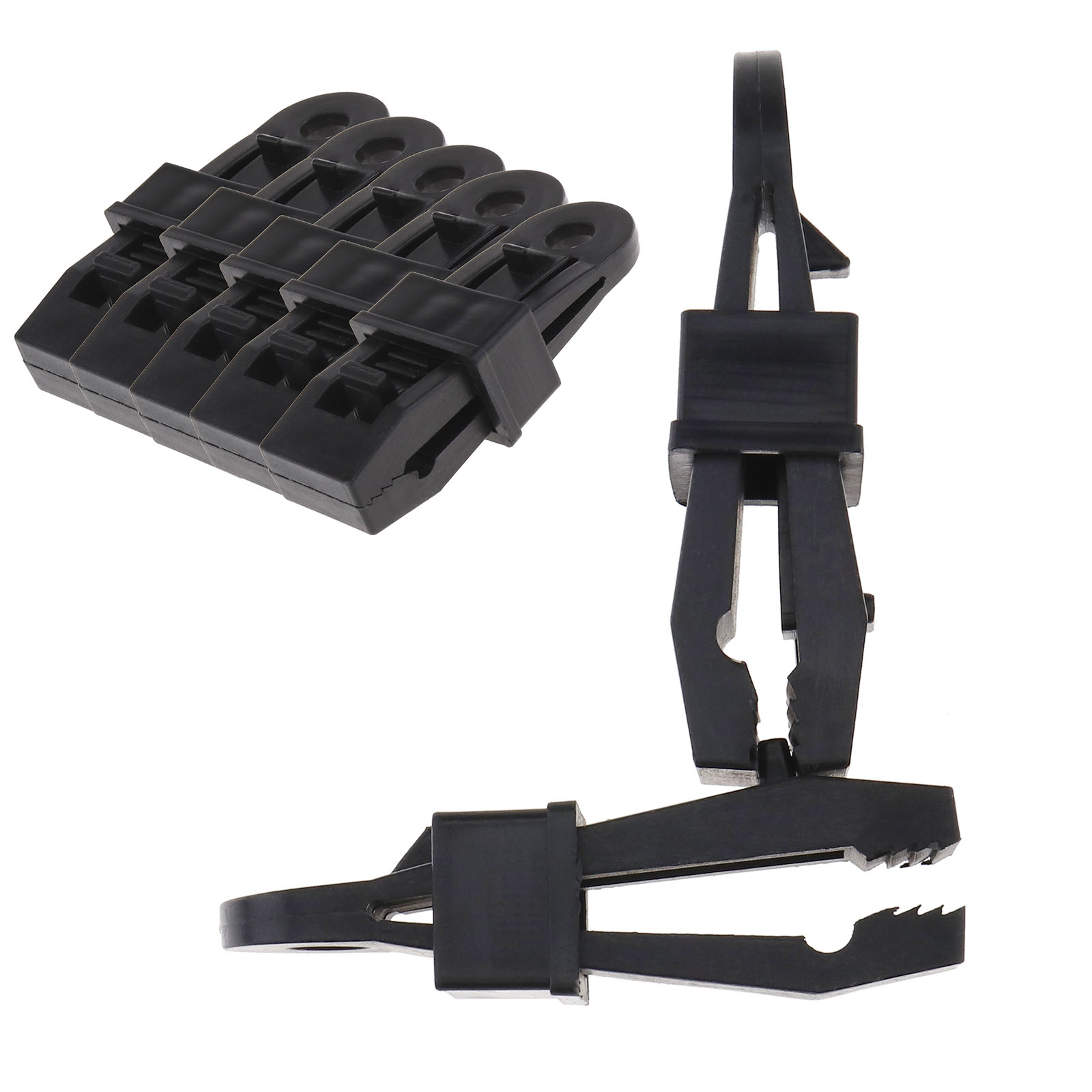 12 Pairs Heavy Duty Clamp Tarp Clips Great For Camping Canopies Tents
