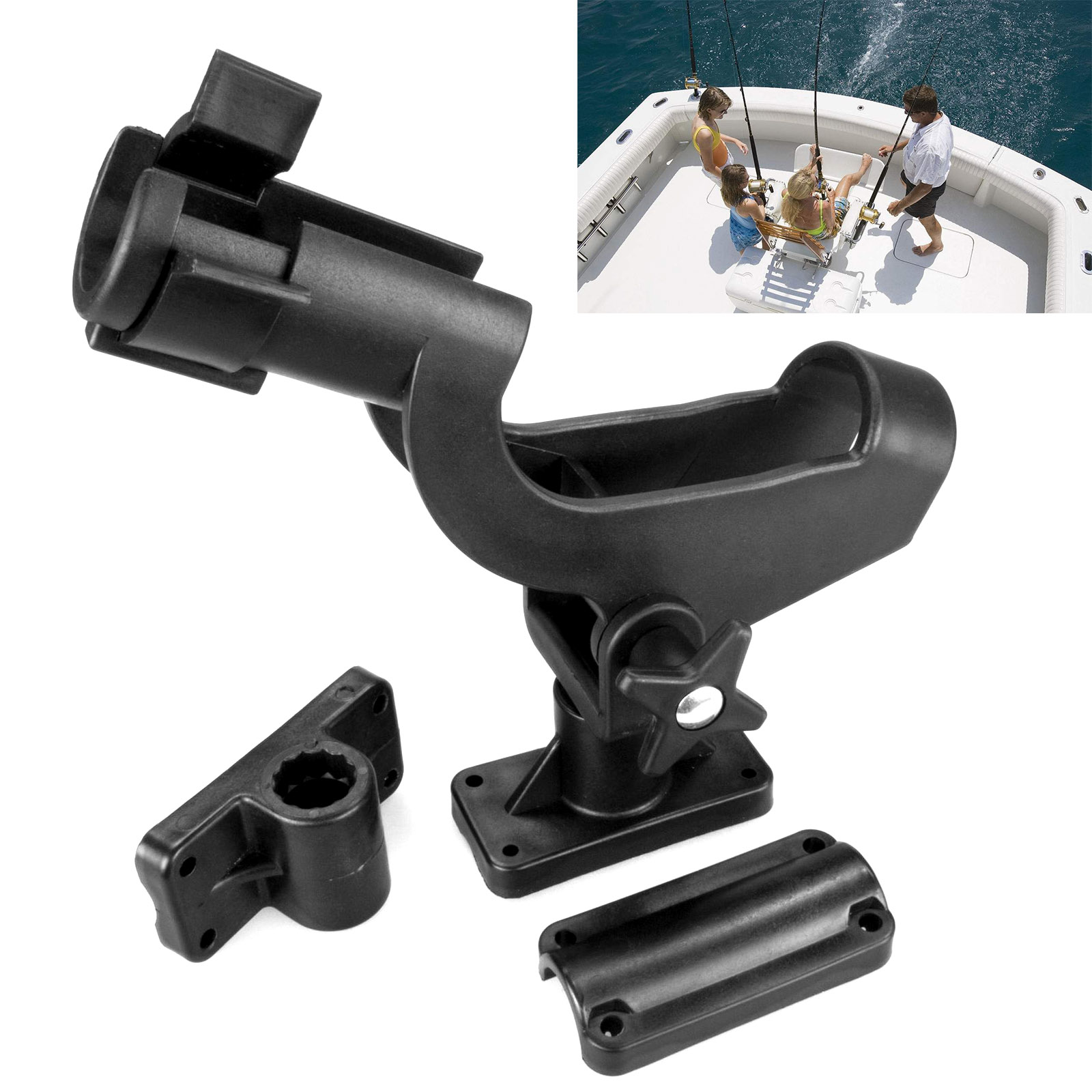 swivel rod holders for boats