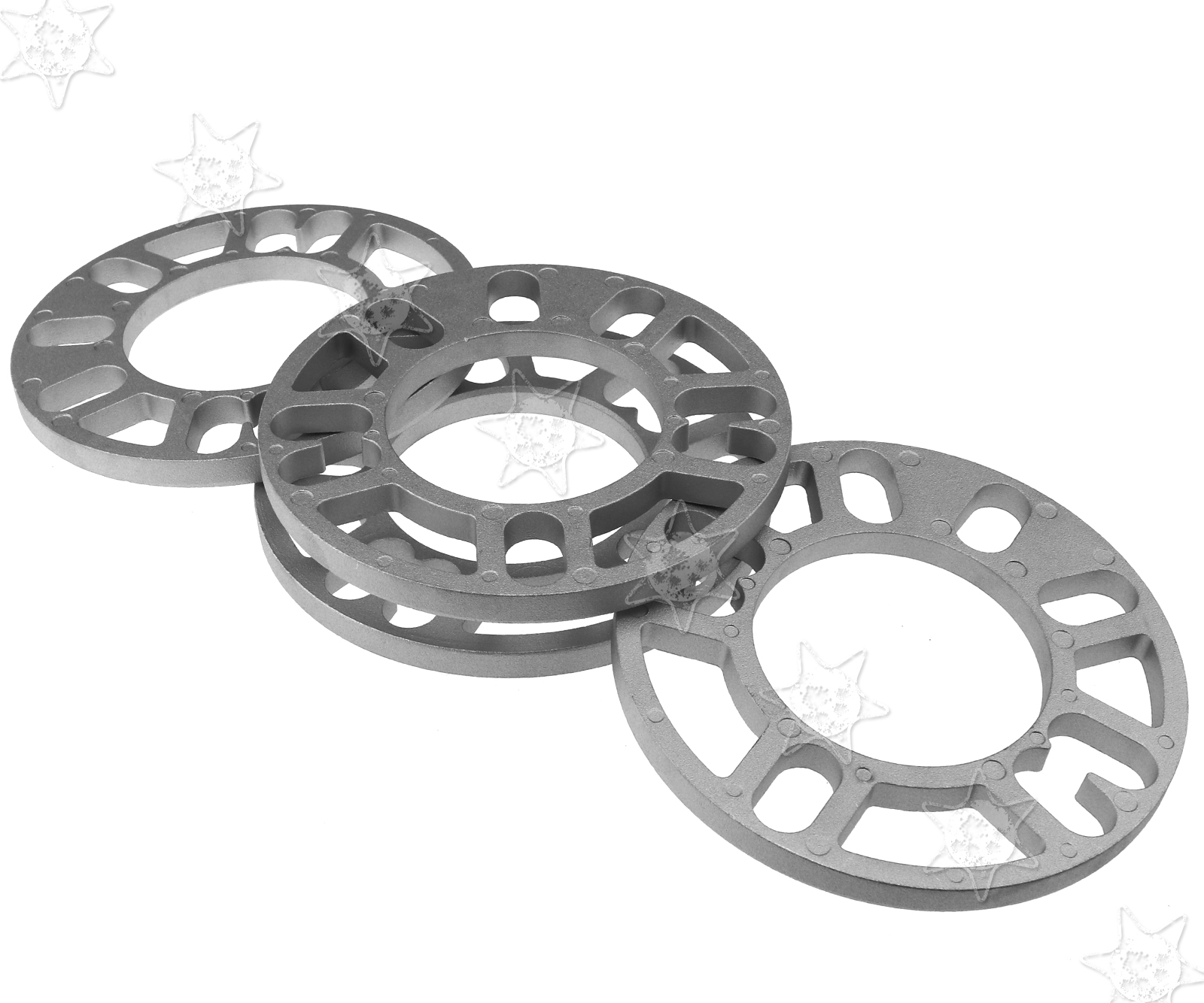 4x 10mm Wheel Spacers Shims Plate Alloy Aluminum 4&5 Stud For Autocar