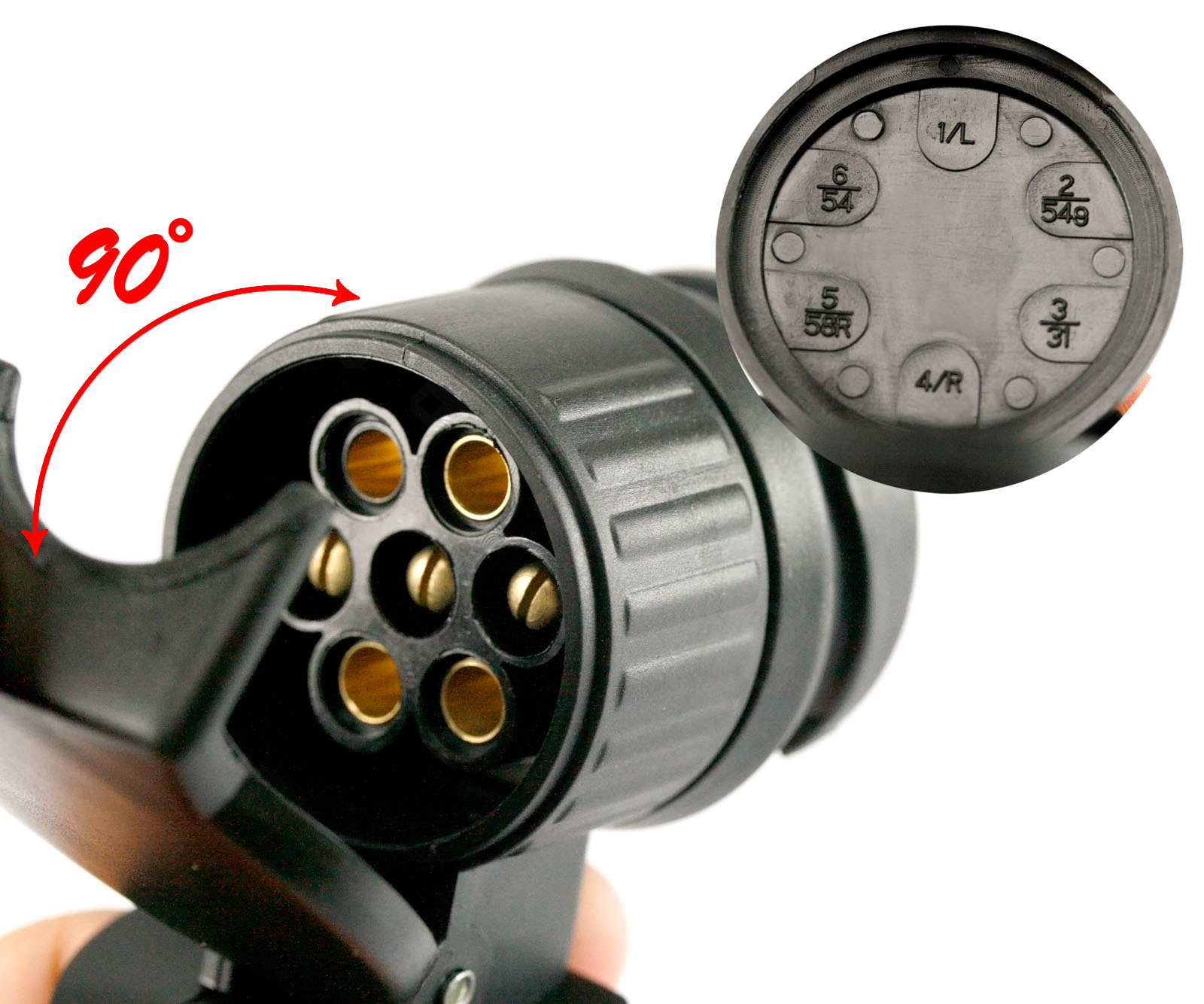 12 Volt 7 Pin Trailer Plug Socket Tester &13pin socket Adapter