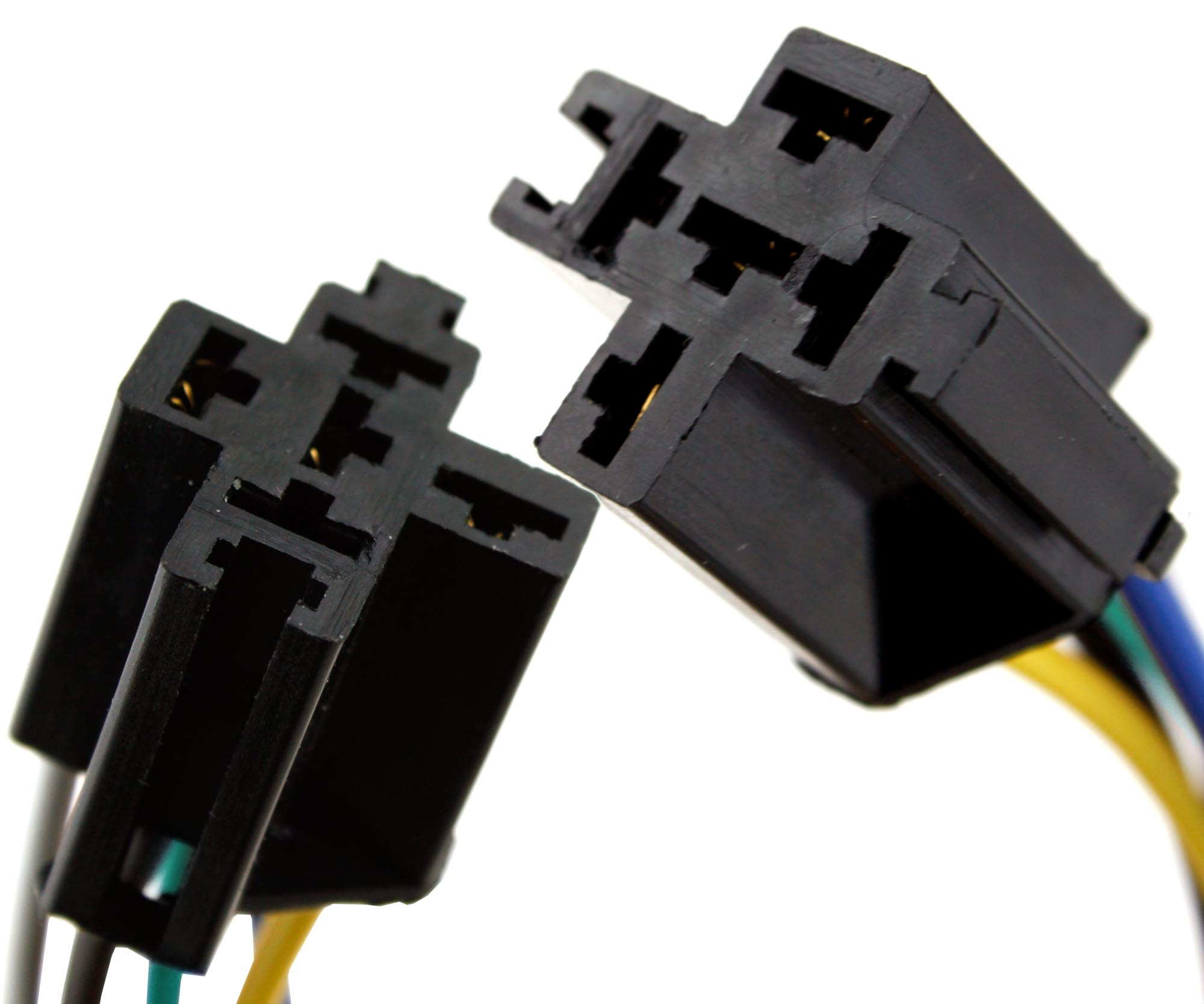 5x Auto Truck 12v 40a Pre Wired 5 Pin Relay Mounting Base